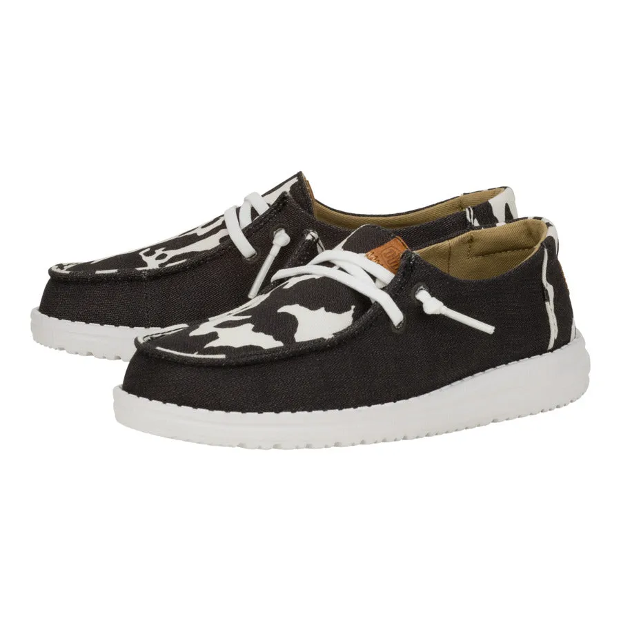Timeless Look Neutral Footwear Wendy Youth Animal - Black/Cow