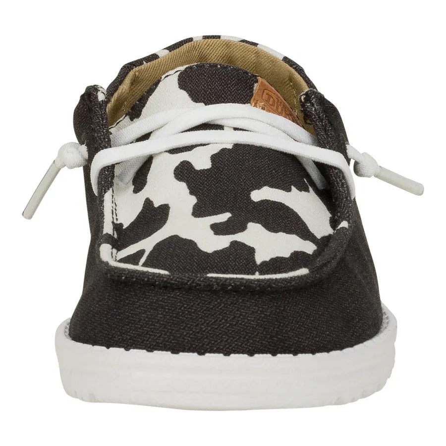 Durable flexibility Neutral Pace Wendy Youth Animal - Black/Cow