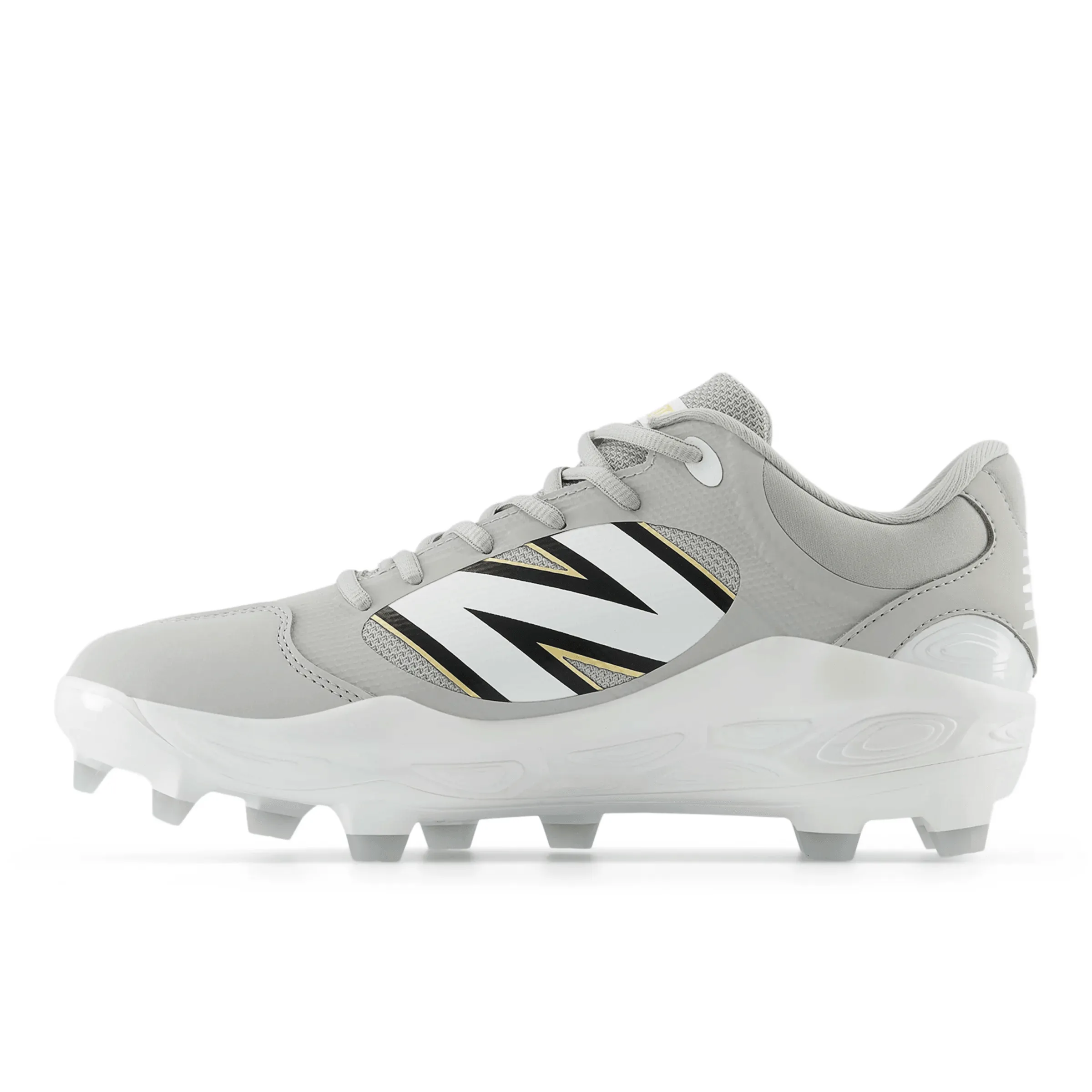 New Balance Men's Fresh Foam 3000 v7 Molded Baseball Cleats - Raincloud - PL3000G7 Party Mood