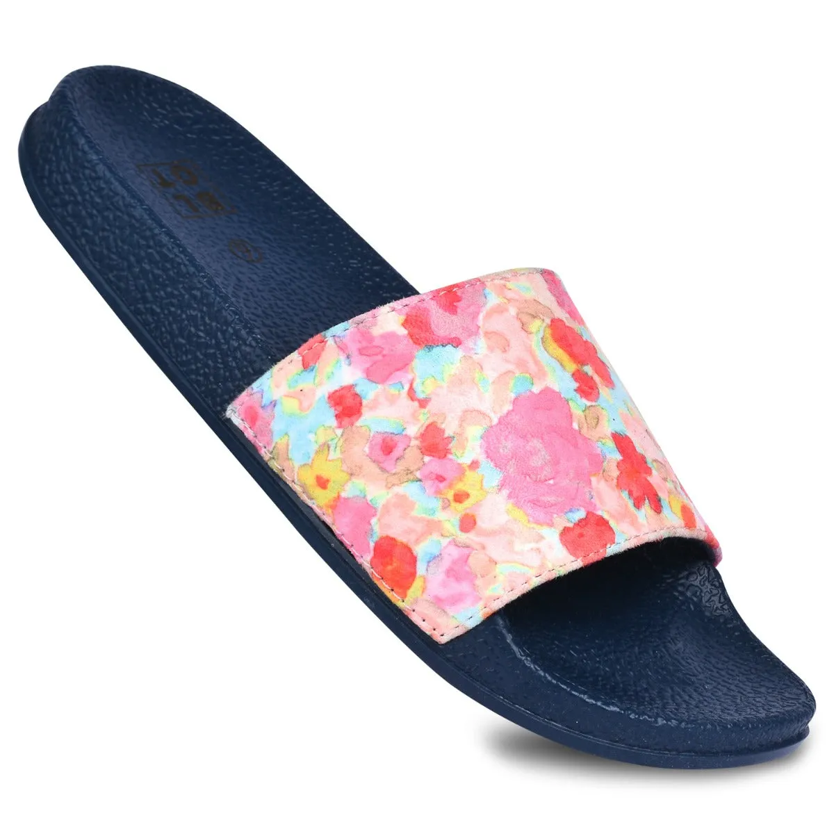 Paragon  K10906L Women Casual Slides | Stylish Sliders for Everyday Use for Ladies | Trendy & Comfortable Slippers with Cushioned Soles Sandal Style