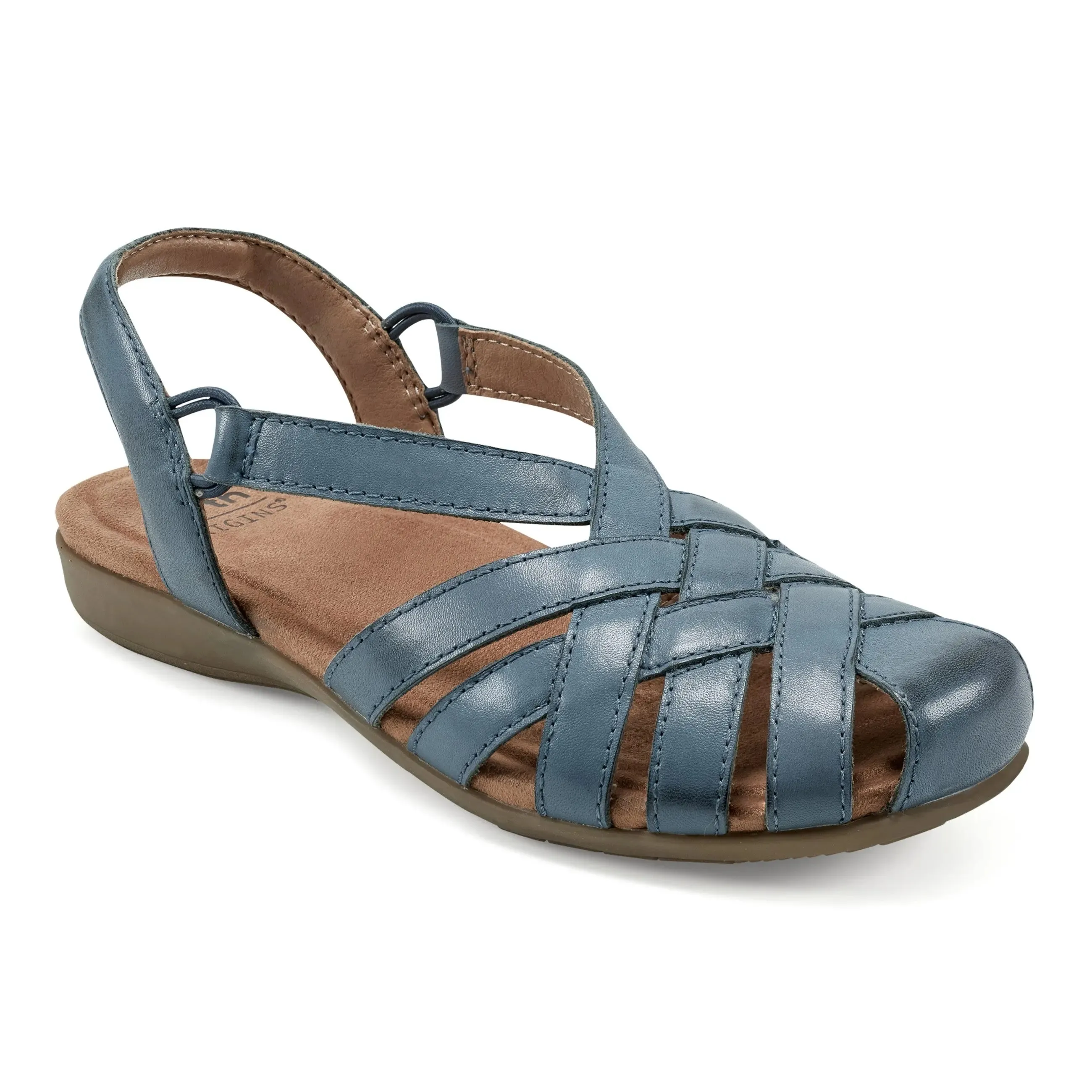 Berri Woven Casual Round Toe Slip-on Sandals Work Life Mid Top