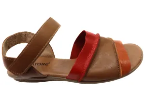 Balatore Joanna Womens Comfortable Leather Sandals Made In Brazil Light cushion No Hassle