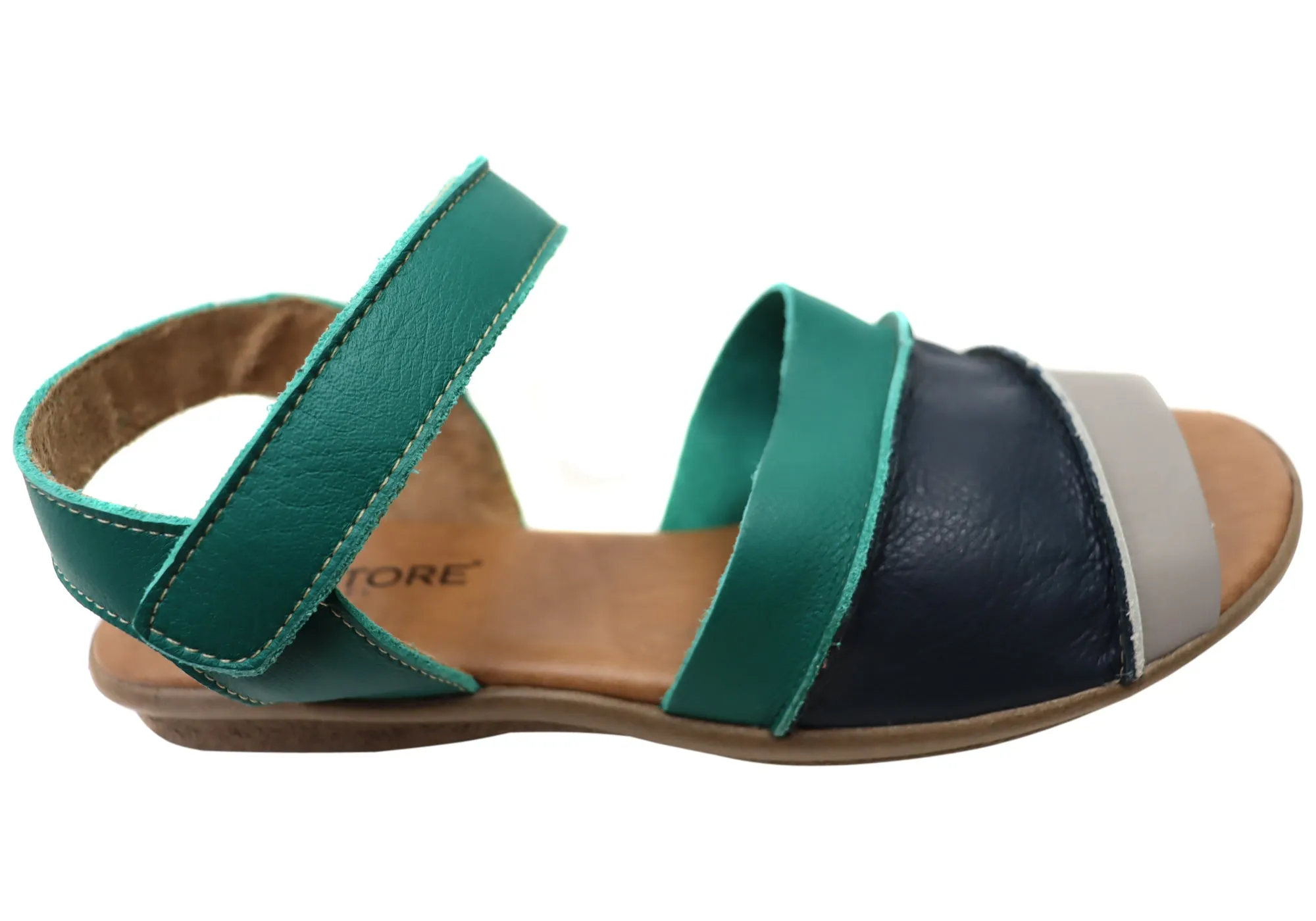 Balatore Joanna Womens Comfortable Leather Sandals Made In Brazil Everyday