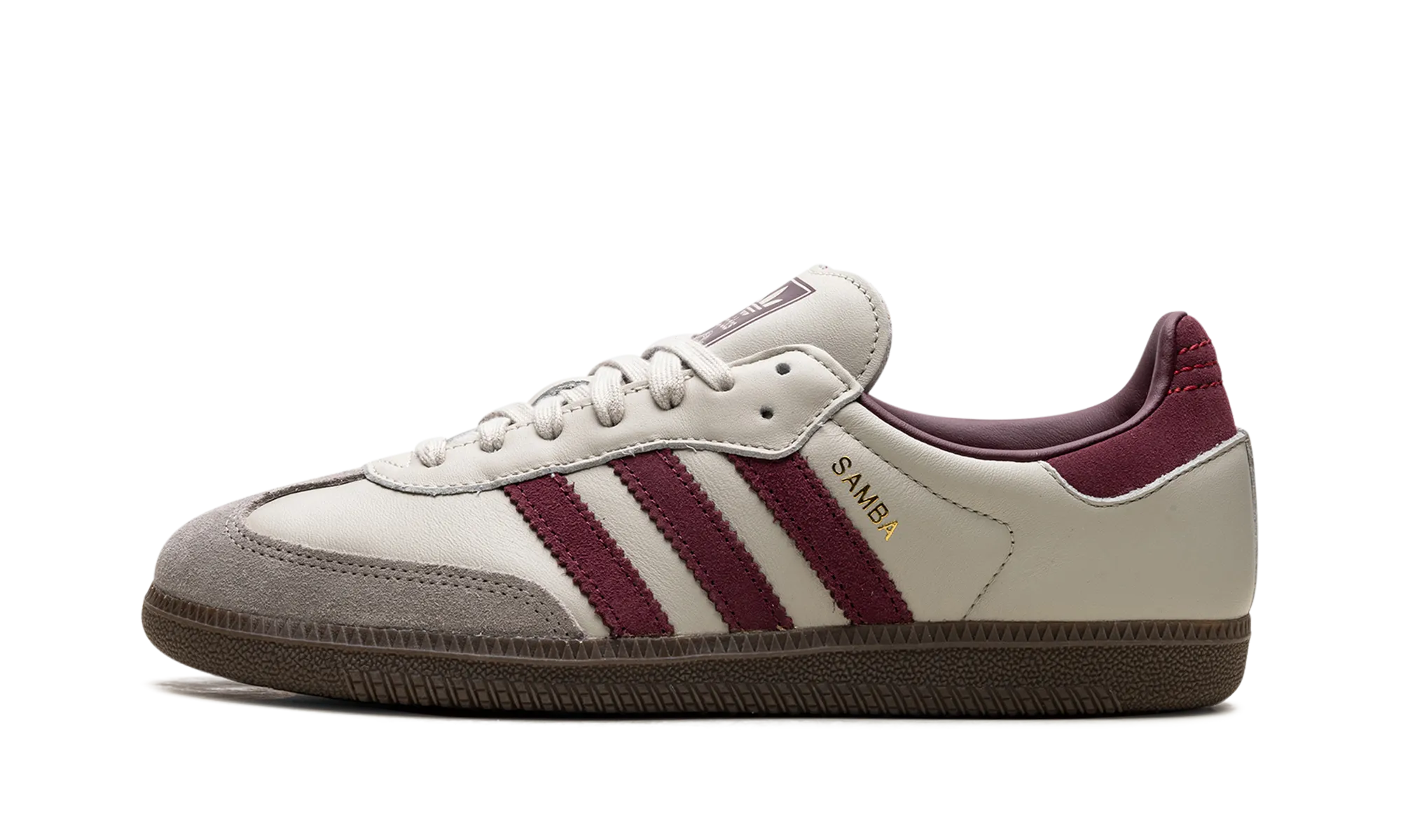 Samba OG "Putty Grey Maroon" Calm Tone