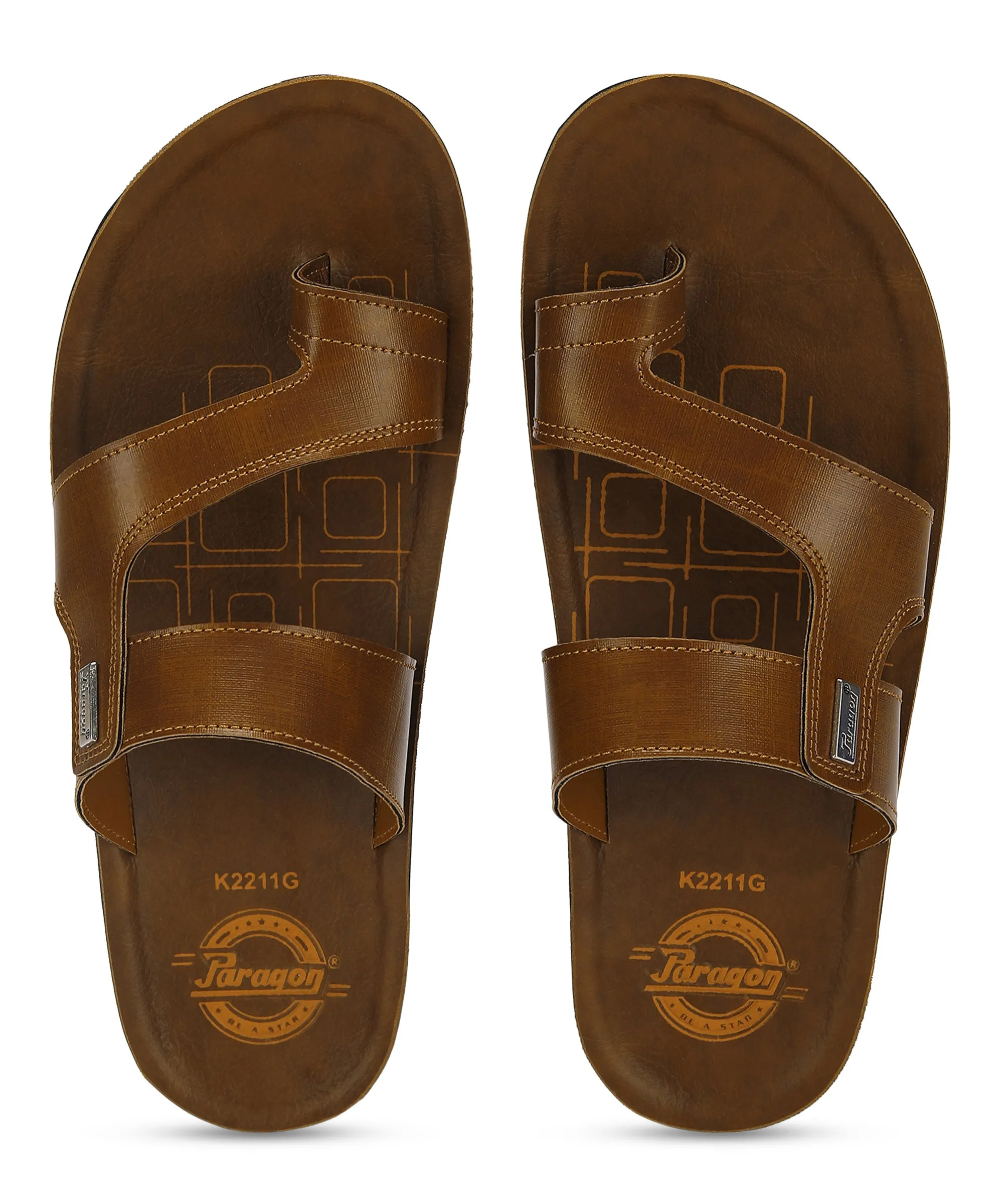 Comfortable Slip-Ons Paragon  PUK2211G Men Stylish Sandals | Comfortable Sandals for Daily Outdoor Use | Casual Formal Sandals with Cushioned Soles