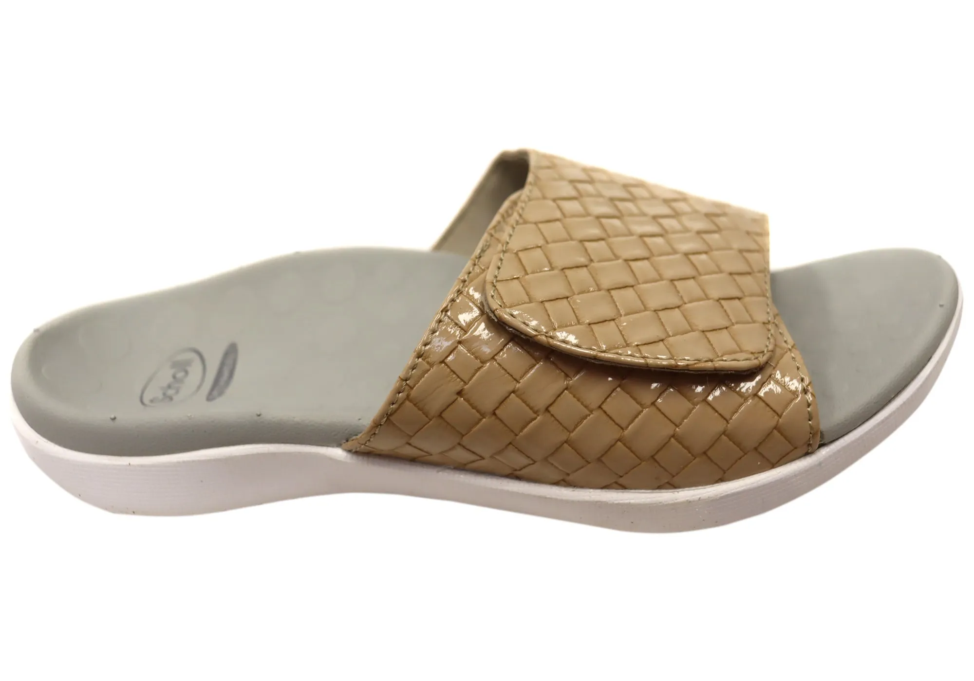 Stylish Adventure Footwear Chill Walk Scholl Orthaheel Samos II Womens Comfortable Supportive Slides Sandals