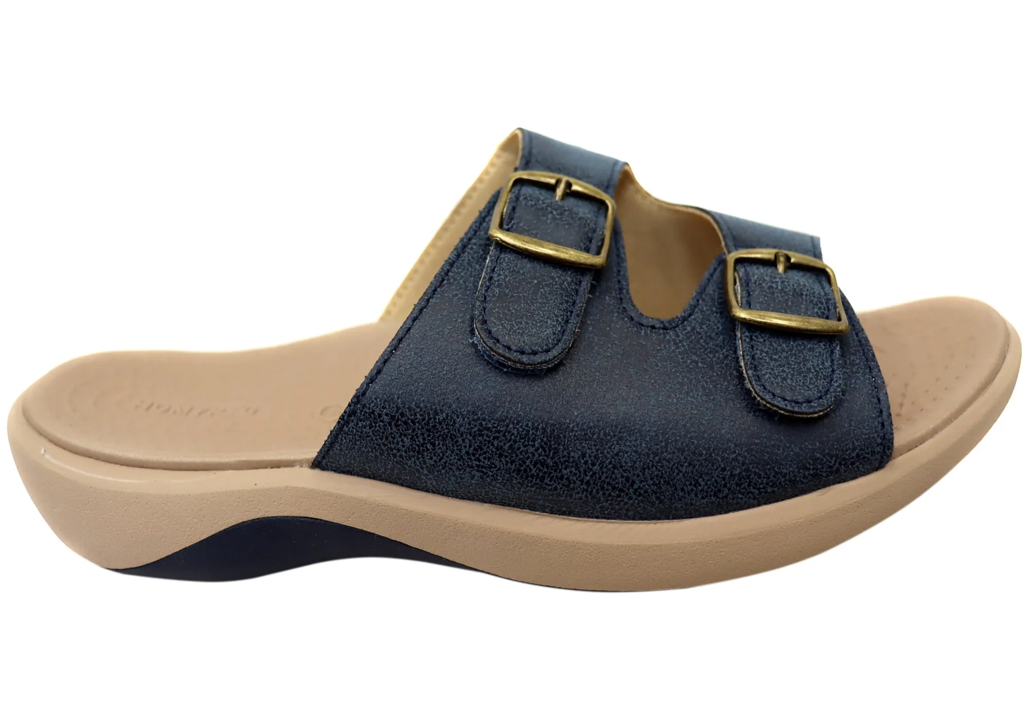 Easy Wear Trendy Footwear Design Homyped Womens Niche Comfortable Supportive Slides Sandals