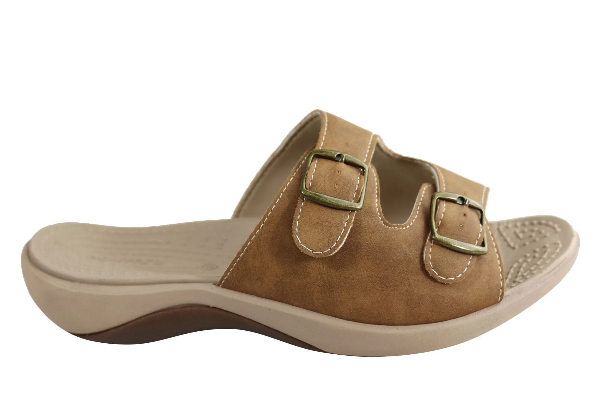 Lite Wear Homyped Womens Niche Comfortable Supportive Slides Sandals