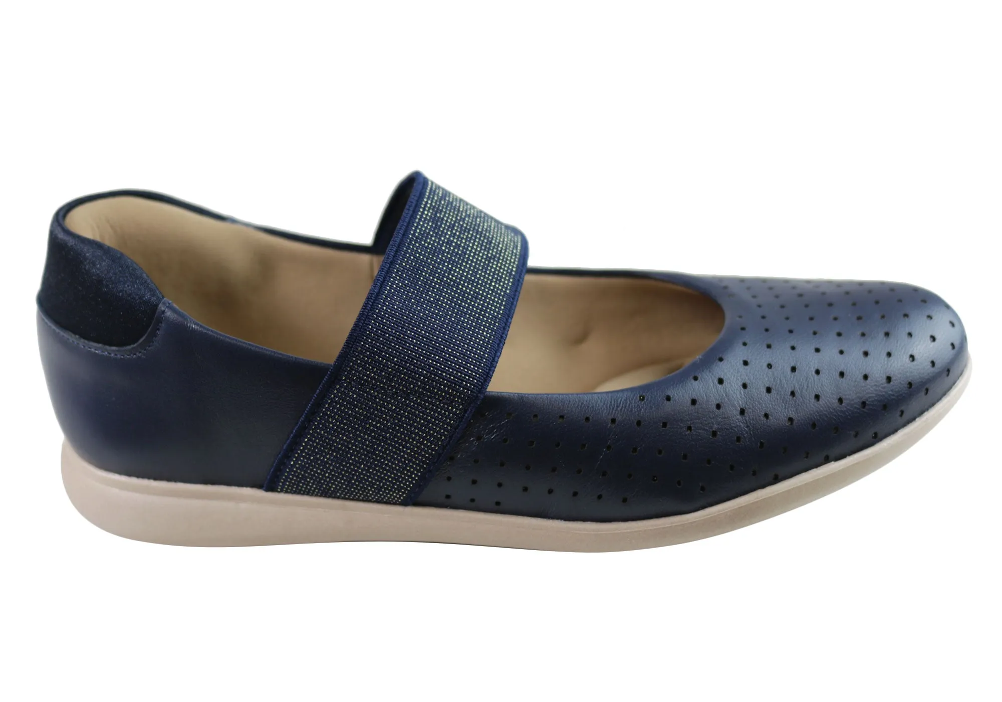 Usaflex Cecilia Womens Comfortable Leather Shoes Made In Brazil Total Comfort