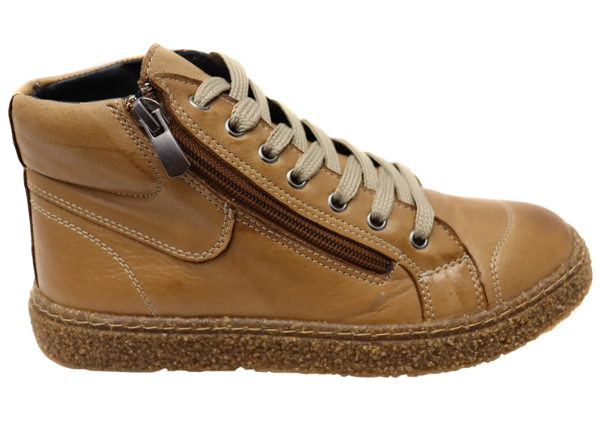 Padded Liner Easy Fit Orizonte Bribie Womens European Comfortable Leather Ankle Boots