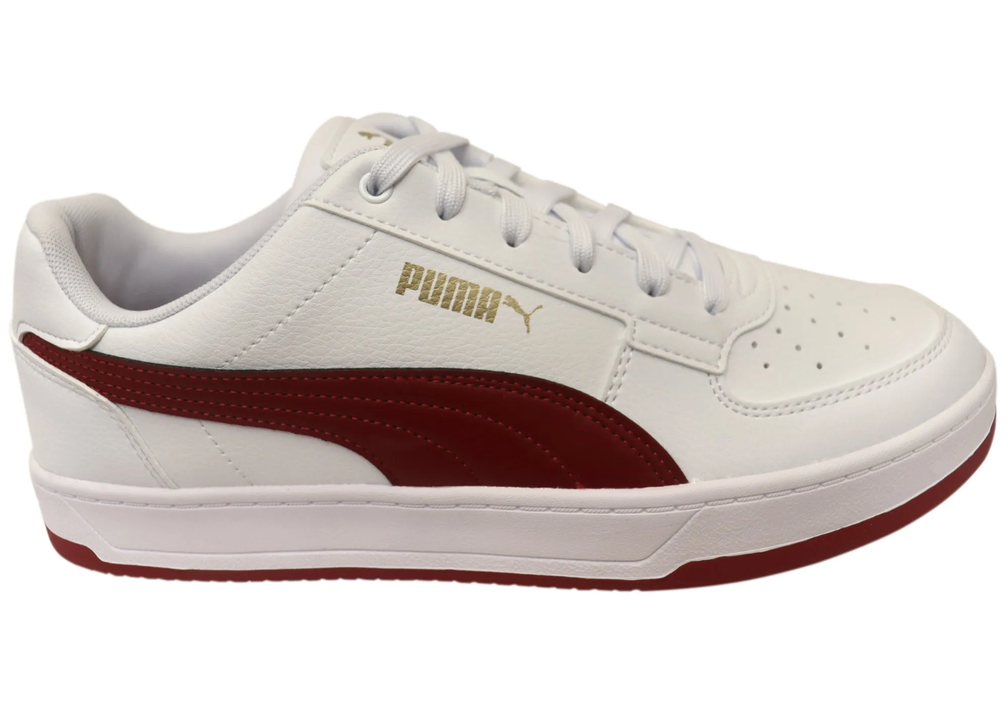 Back Pull Comfort Canvas Puma Mens Caven 2.0 Comfortable Lace Up Sneakers