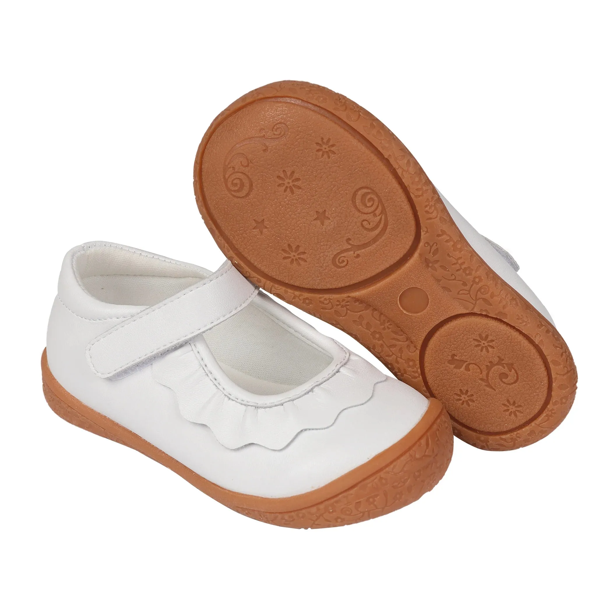 Gloss Tip Elastic laces KIDS' AMINA LEATHER