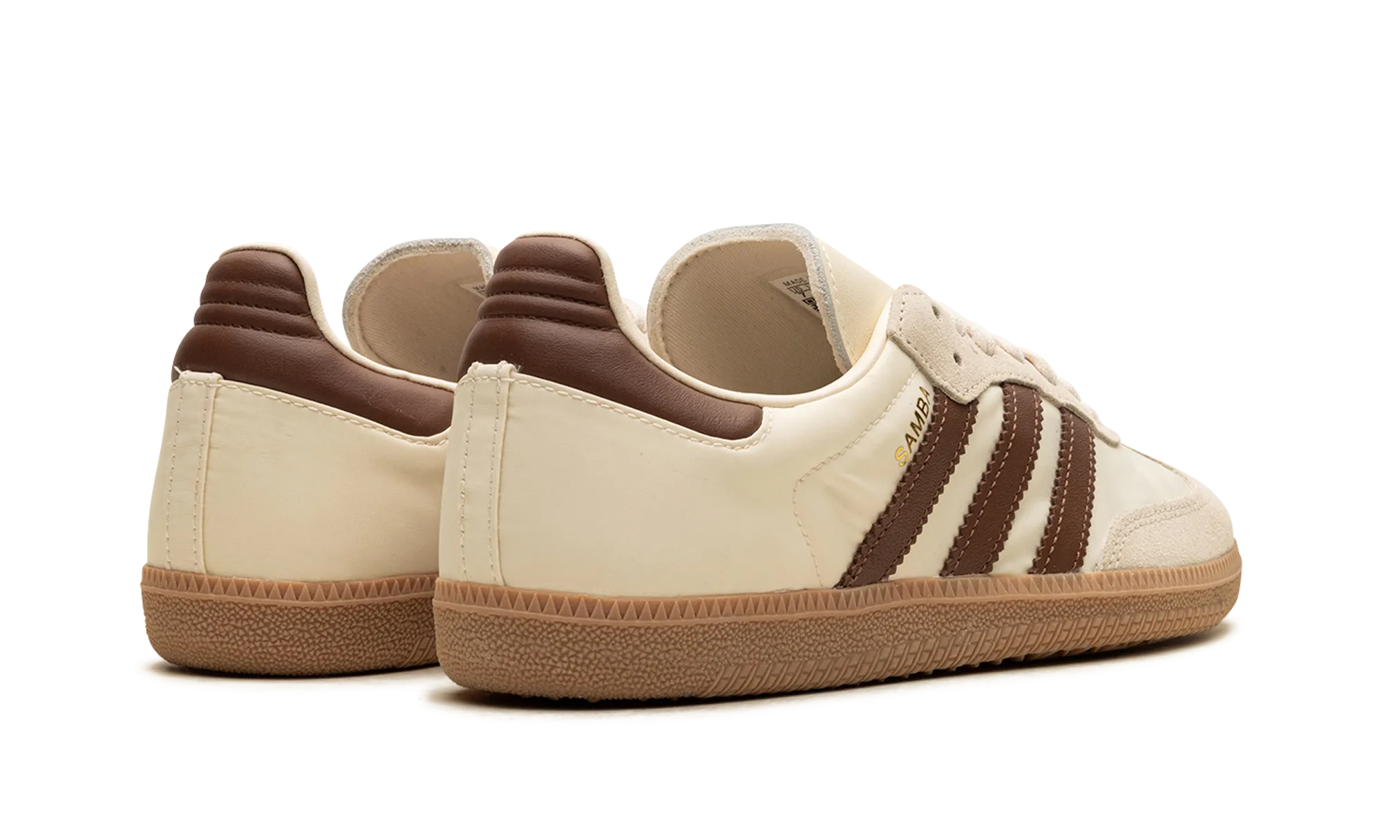 Toe box Quick Drying Work Commute Samba OG "Cream White Preloved Brown"
