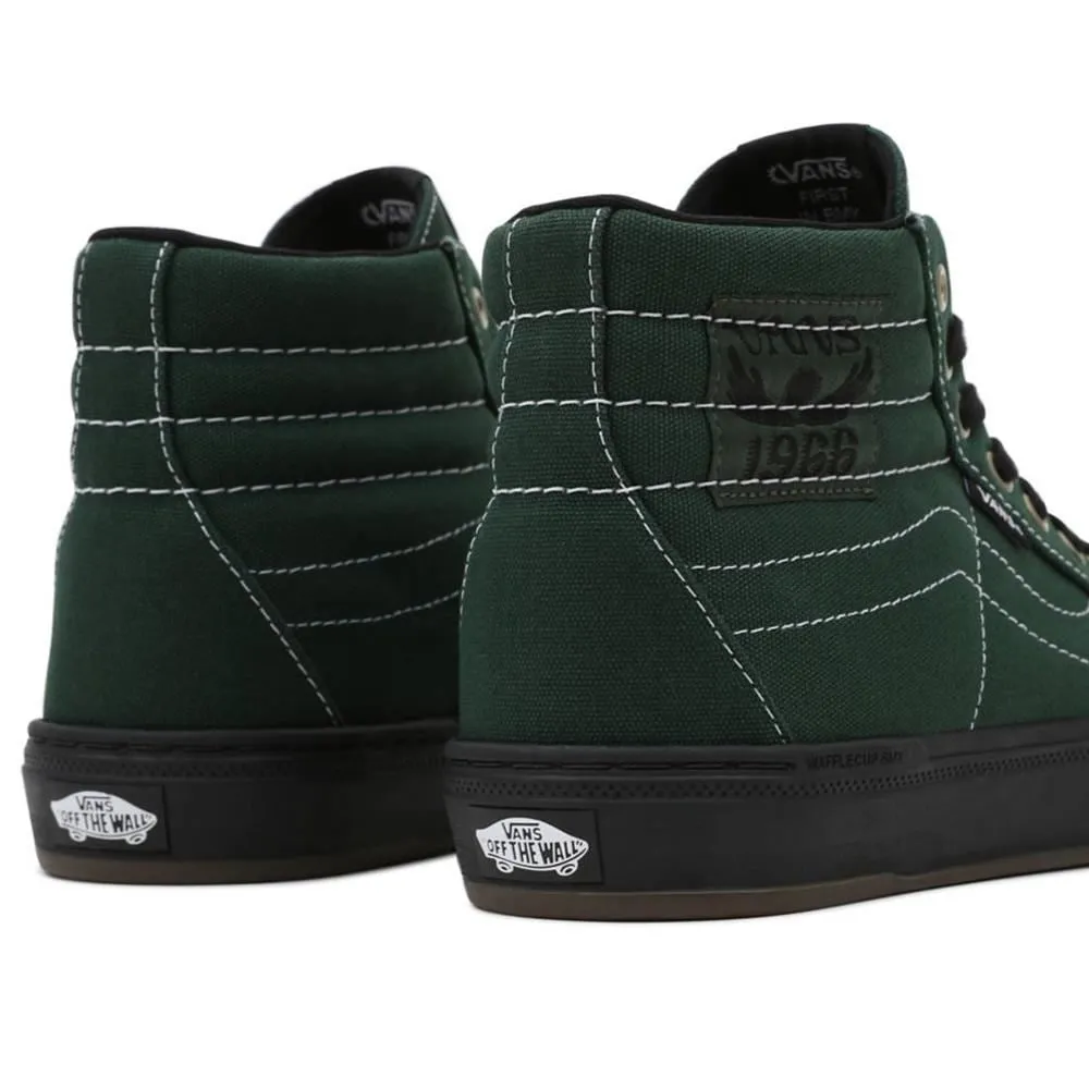 Vans Sk8-Hi 238 - Dakota Roche Green/Black Seamless Fit Outdoor Explorers Moist Guard