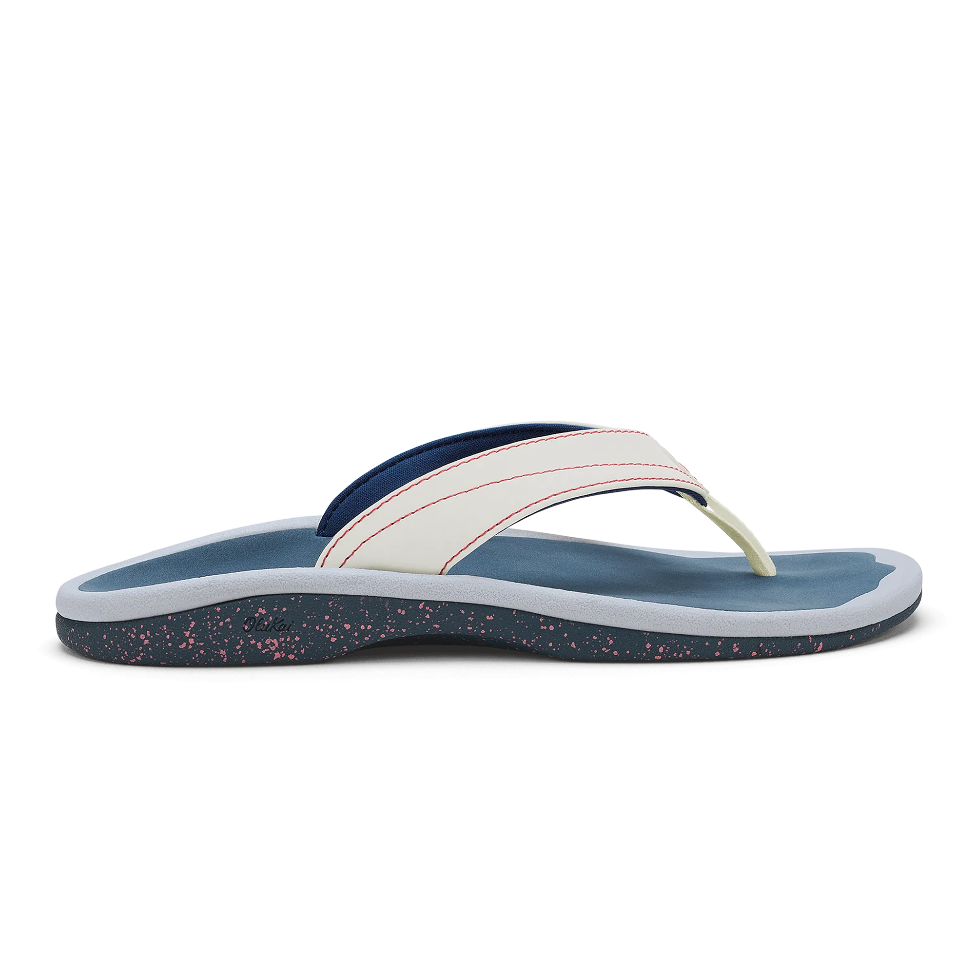 Ohana - Bright White / Ocean Blue Open Toe Footwear