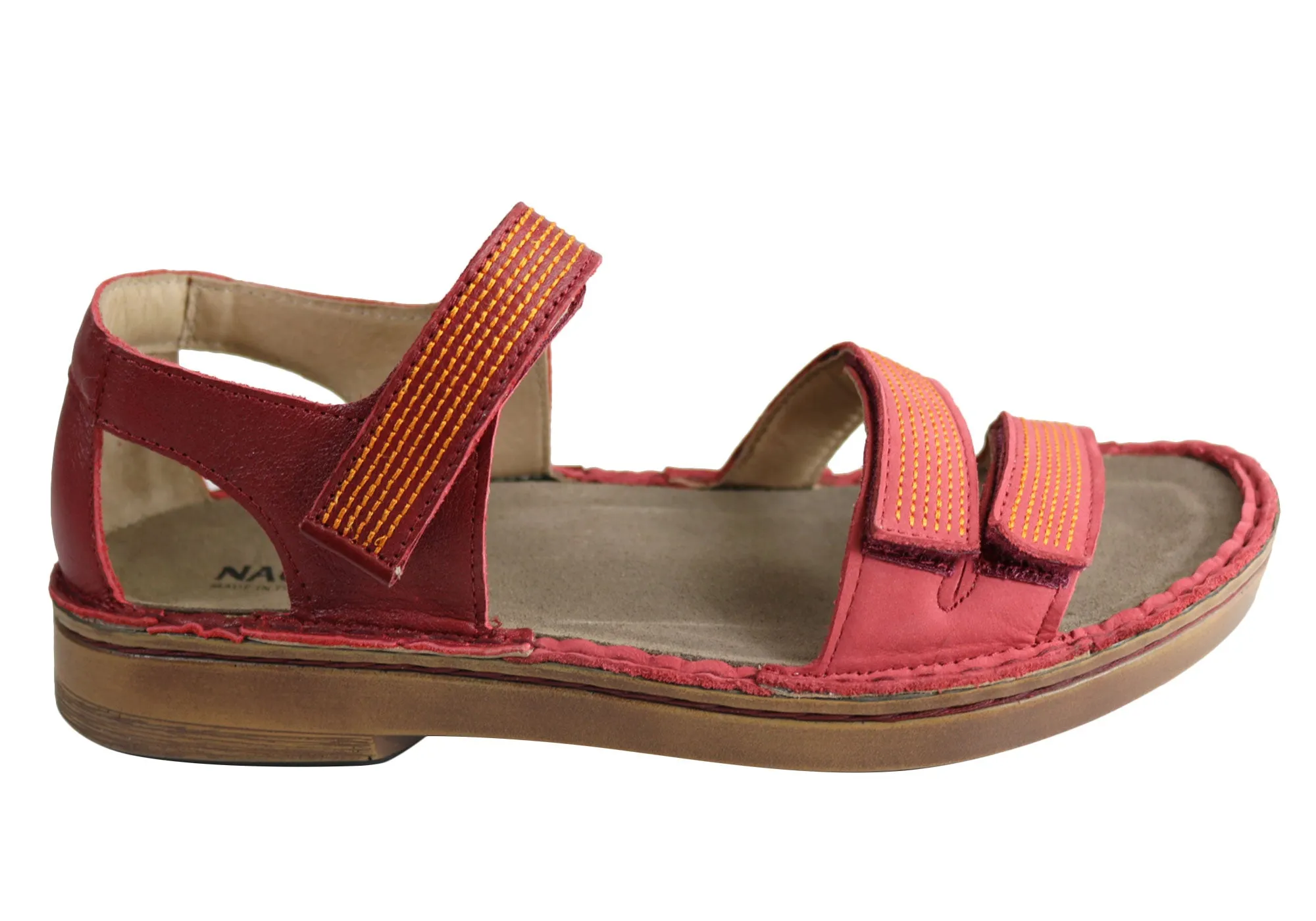 Naot Amarante Womens Leather Wide Fit Orthotic Friendly Sandals Foot Support Shoes