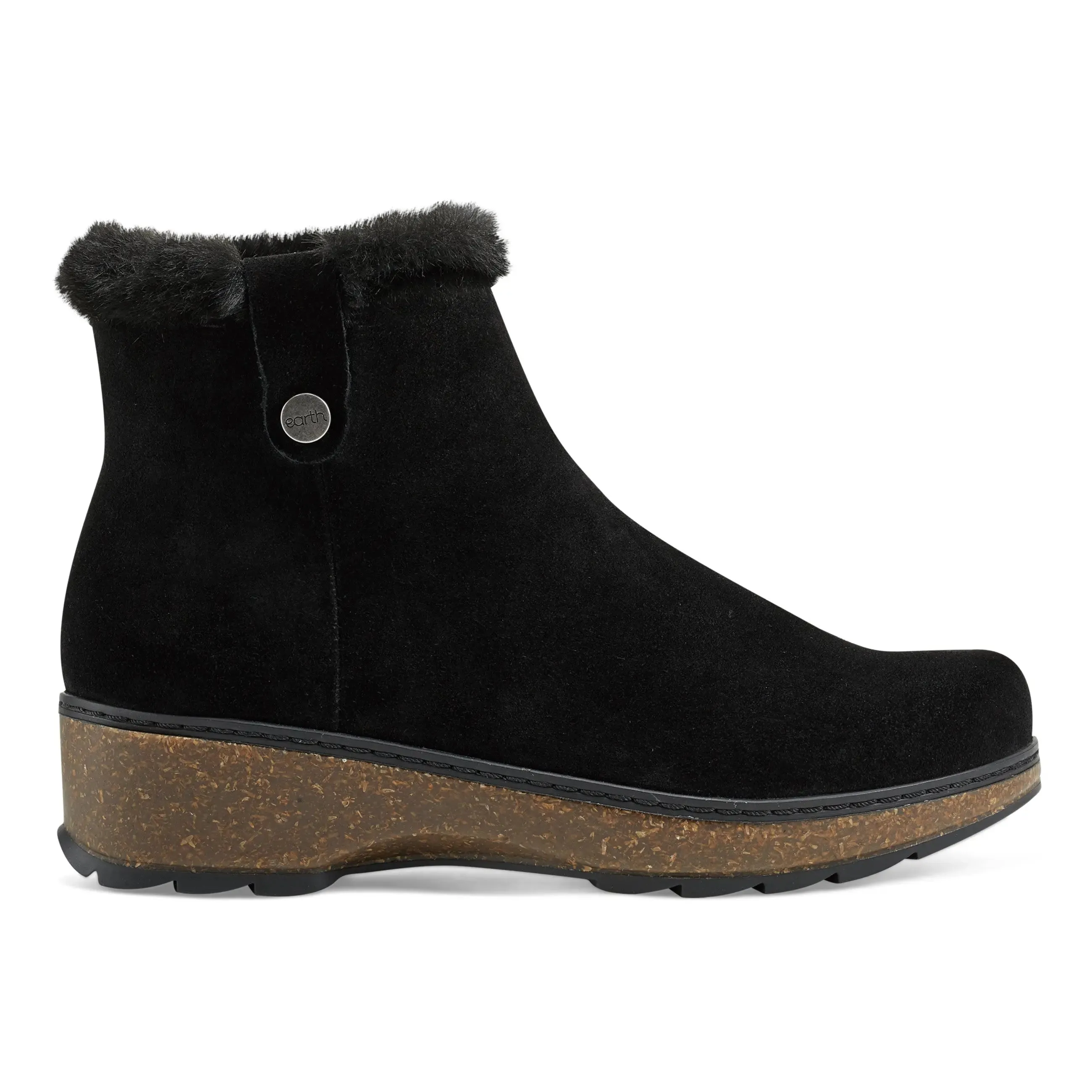 Kim Cold Weather Round Toe Casual Booties Calm Tone
