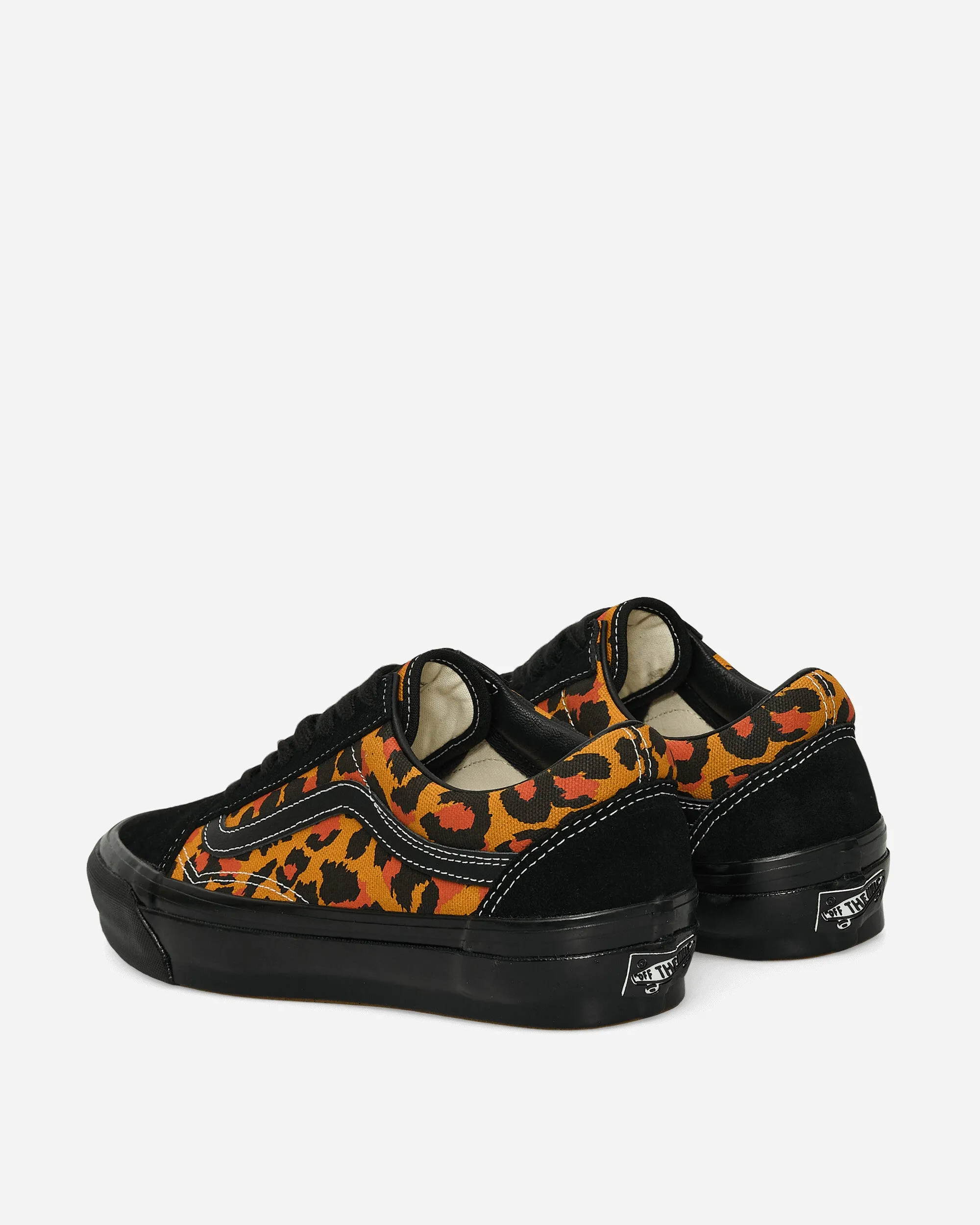 Premium Old Skool Leopard Sneakers Black / Orange Old School