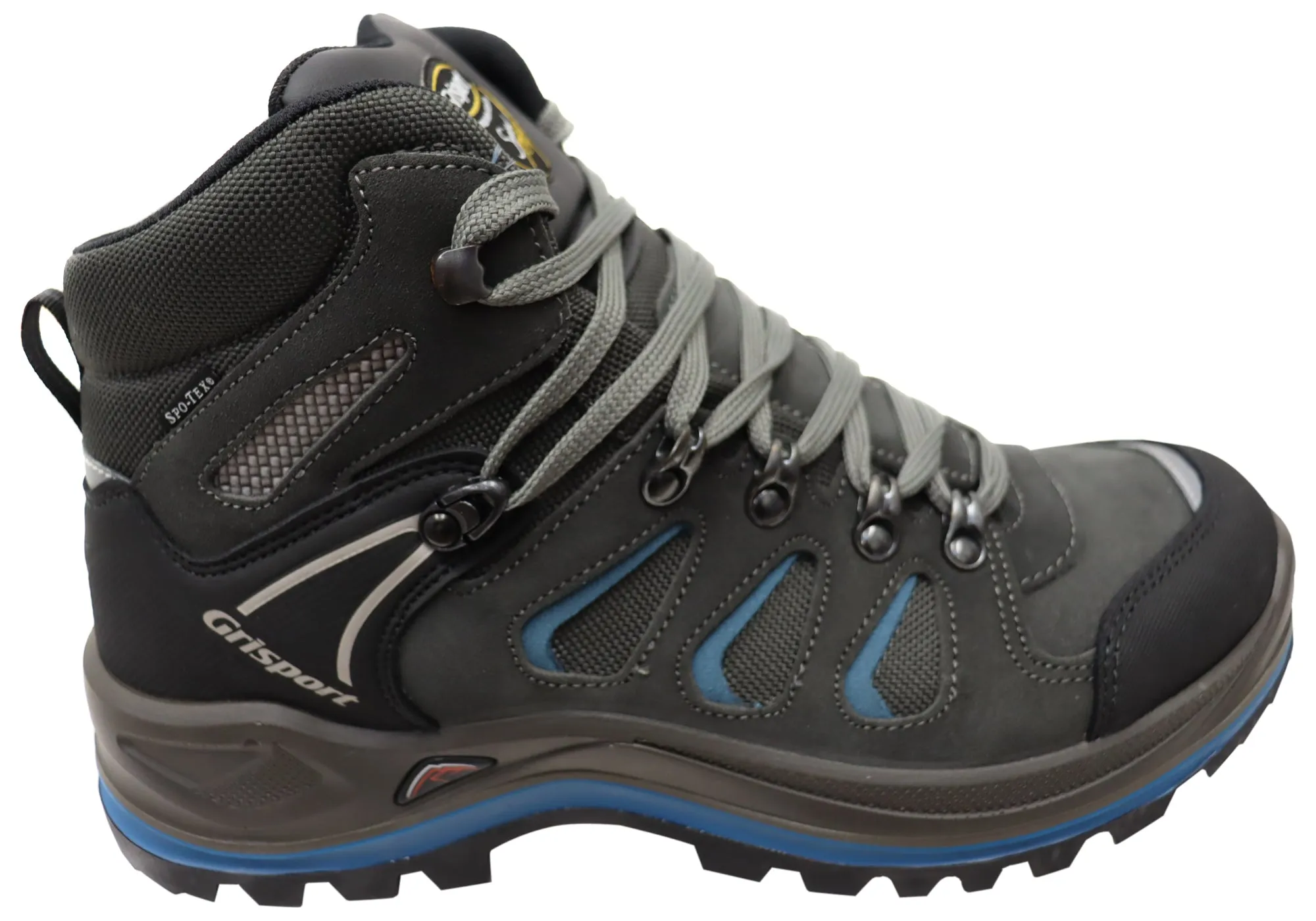 All-Season Wear Soft Grisport Mens Flinders Mid Hiking Waterproof Boots Made In Italy