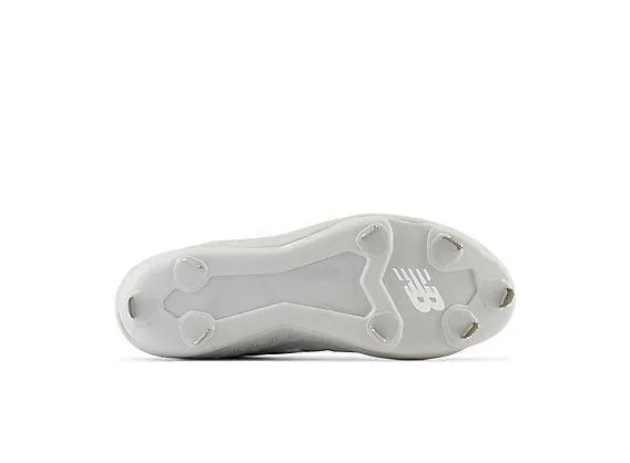 New Balance Men's Fresh Foam X 3000 V6 Metal Baseball Cleats - Grey with White - L3000TG6 Bounce Edge