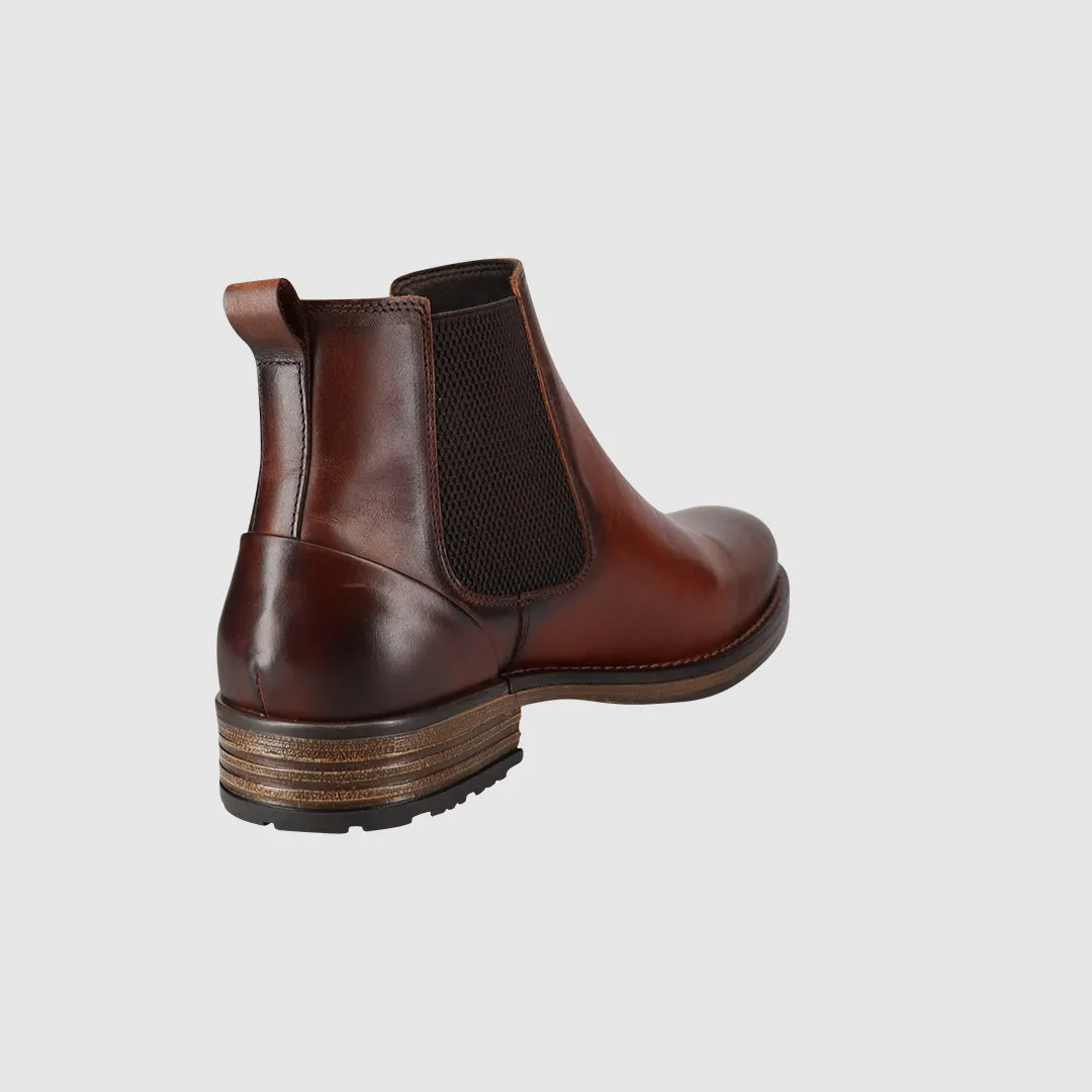 Sensor Chelsea Boots Burnished Brown Quilt Soft Hard Terrain