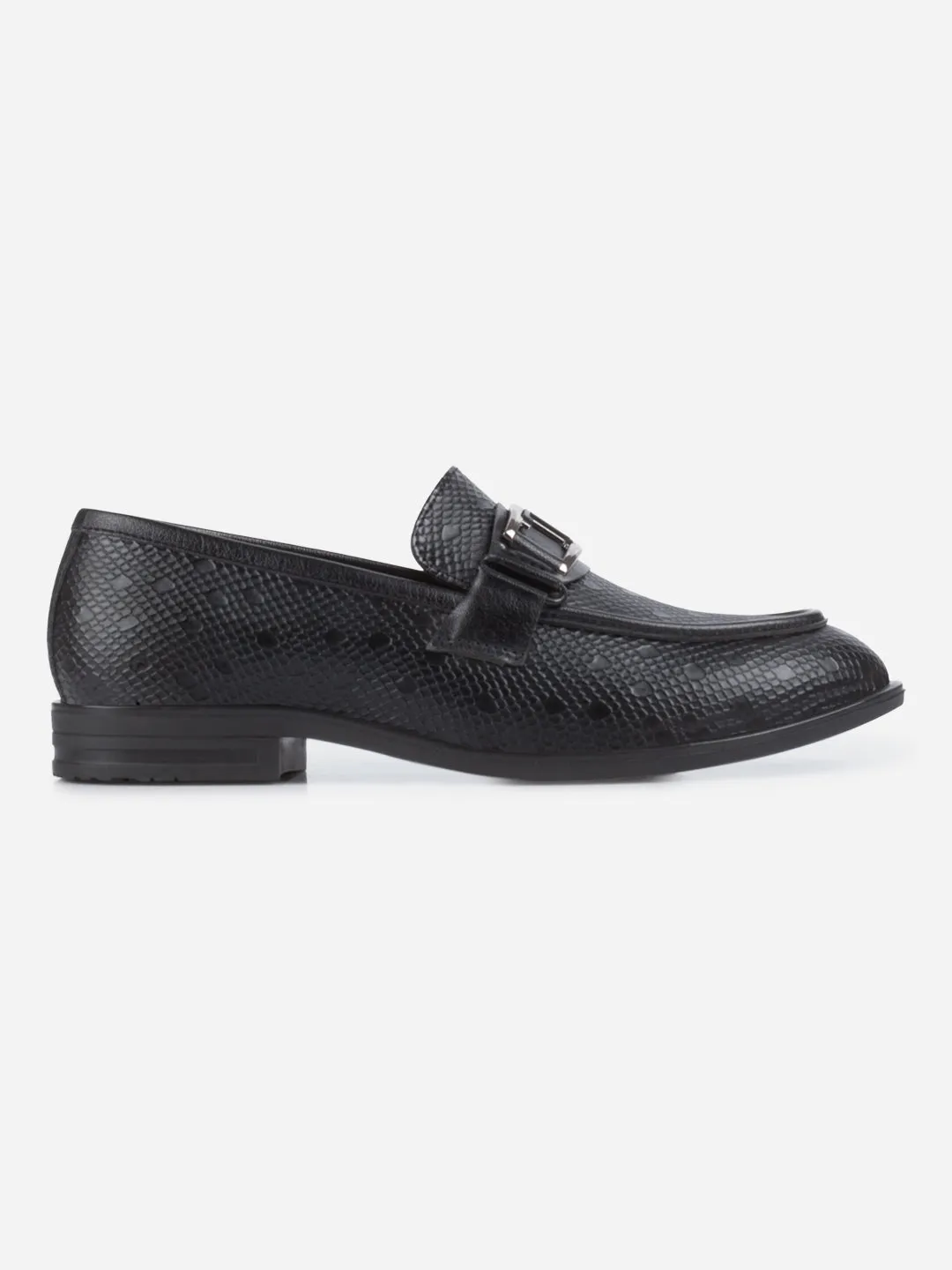 Gloss Line Event Set Men's Black Semi Fomal Formal Slip On (IX1088)