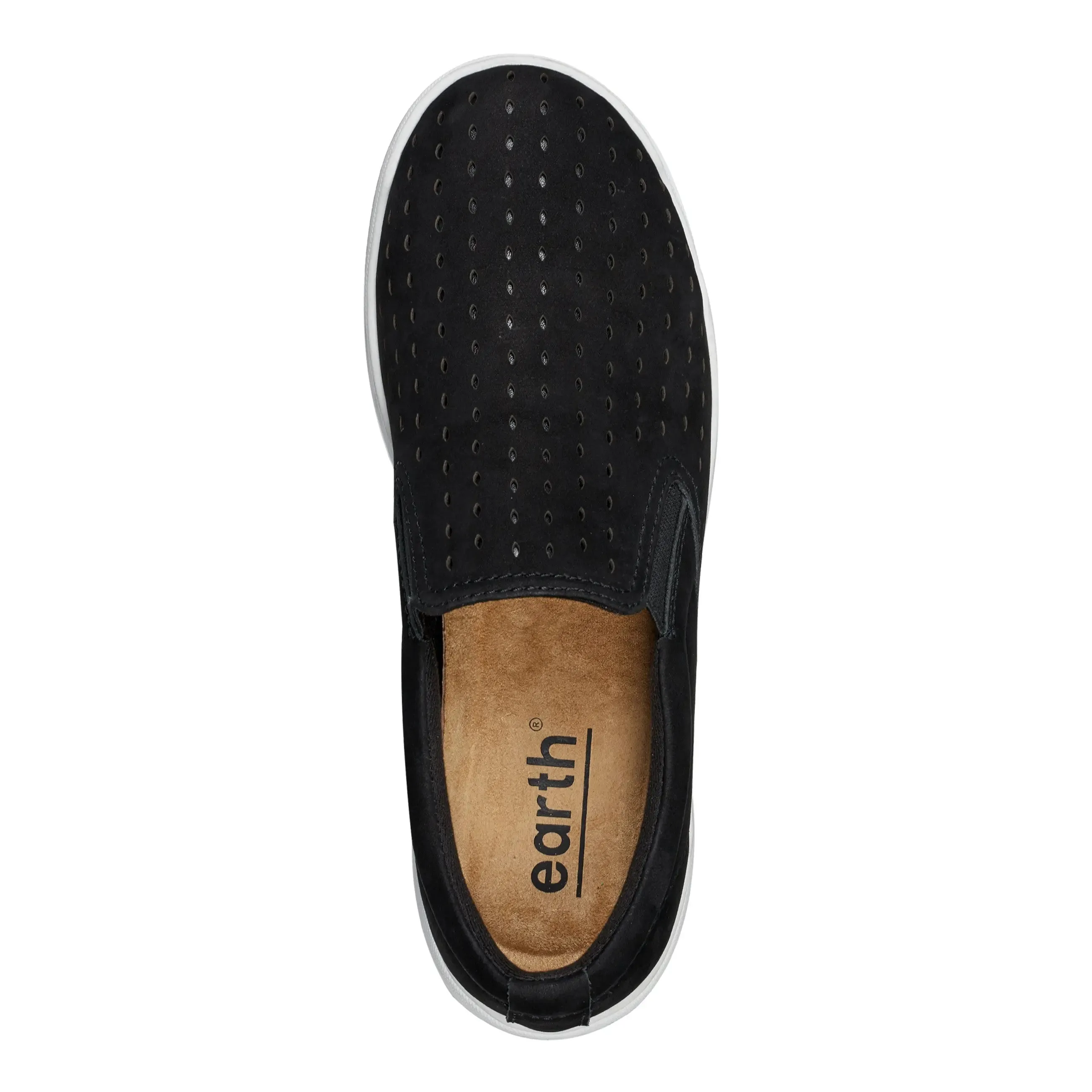 Nel Laser Cut Round Toe Casual Slip-on Sneakers Winter Chill