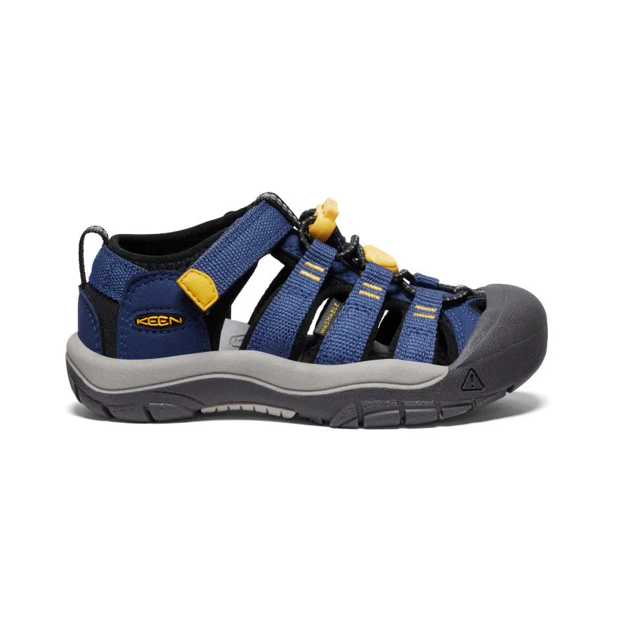 Little Kids' Newport H2  |  Naval Academy/KEEN Yellow Flexible Soft Seamless Look