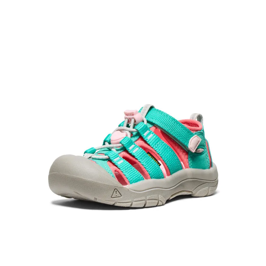 Little Kids' Newport H2  |  Bright Aqua/Giggle Pink Casual Style Comfort Sandals