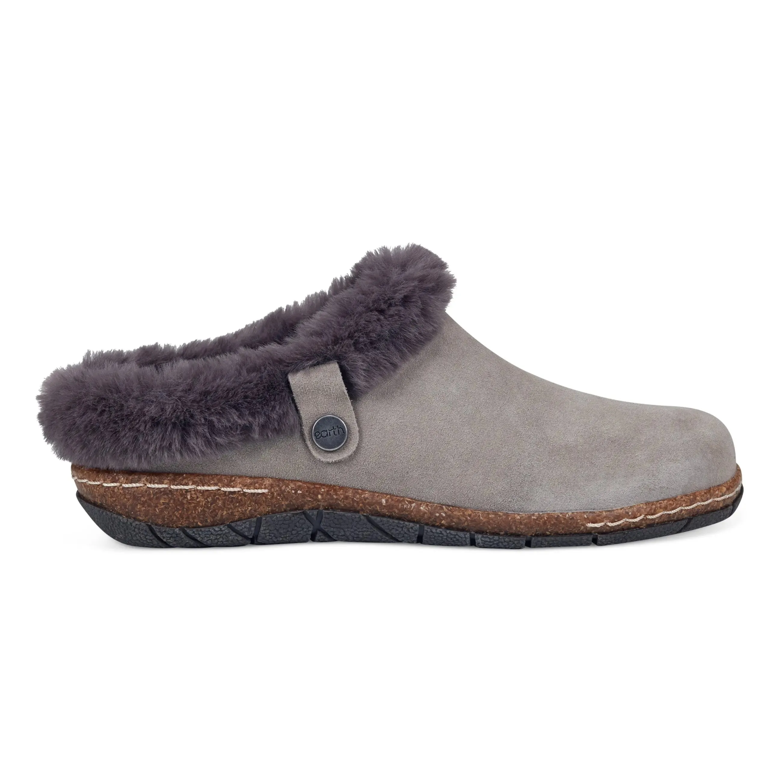 Morning Walk Outdoor Fun Elena Cold Weather Round Toe Casual Slip-on Clogs