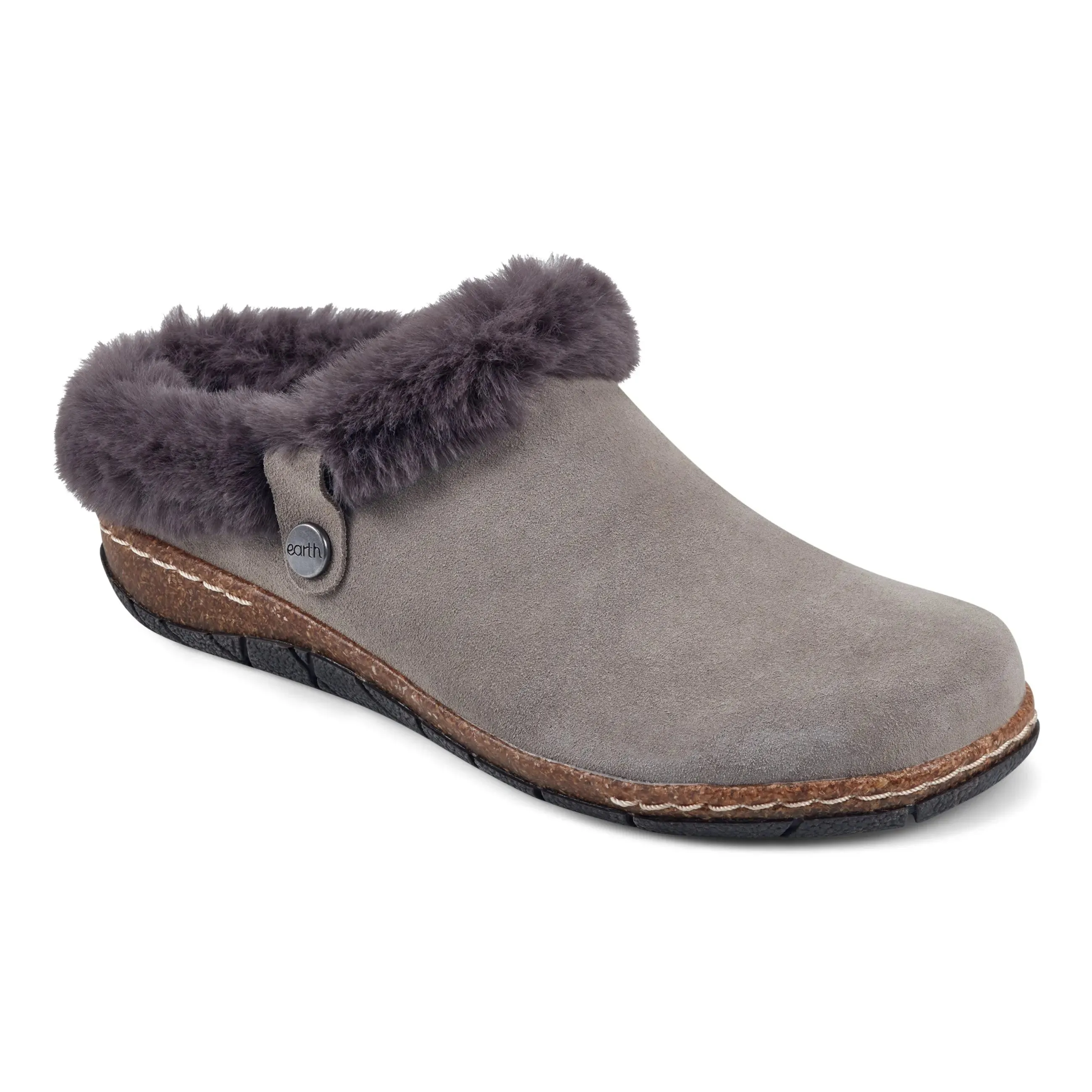 Clean Step Elena Cold Weather Round Toe Casual Slip-on Clogs