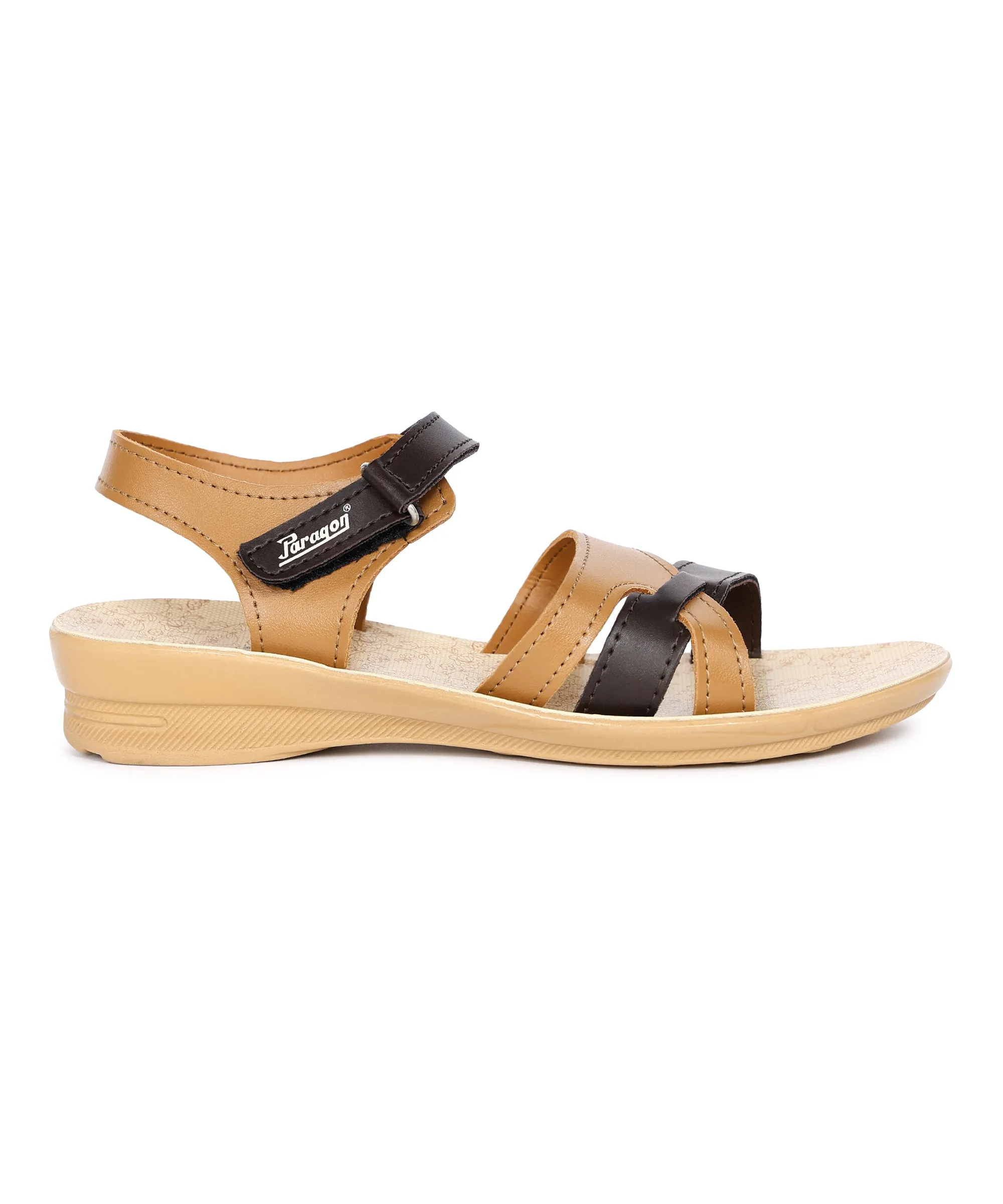 Paragon Women's Trendy Wedge Heel Sandals with Cushioned Sole and Sturdy Construction for Everyday Use Comfortable Footbed