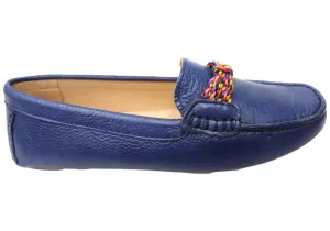 Savelli Erin Womens Comfortable Leather Loafers Shoes Made In Brazil Denim Ease Stay Chill