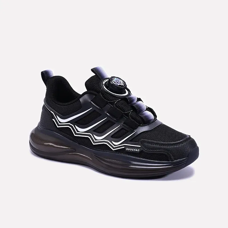 Revolt Black Sneakers 0120489 CushionedMidsole City Comfort