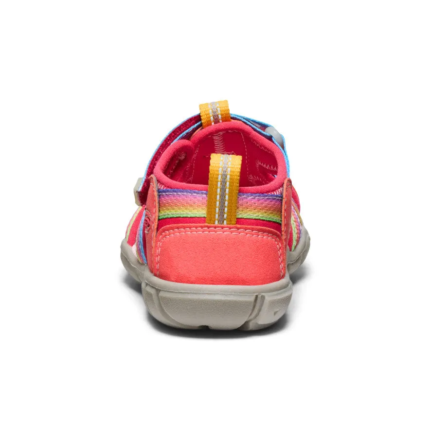 Slip-Resistant Sole Sporty Design Little Kids' Seacamp II CNX  |  Rainbow Glow