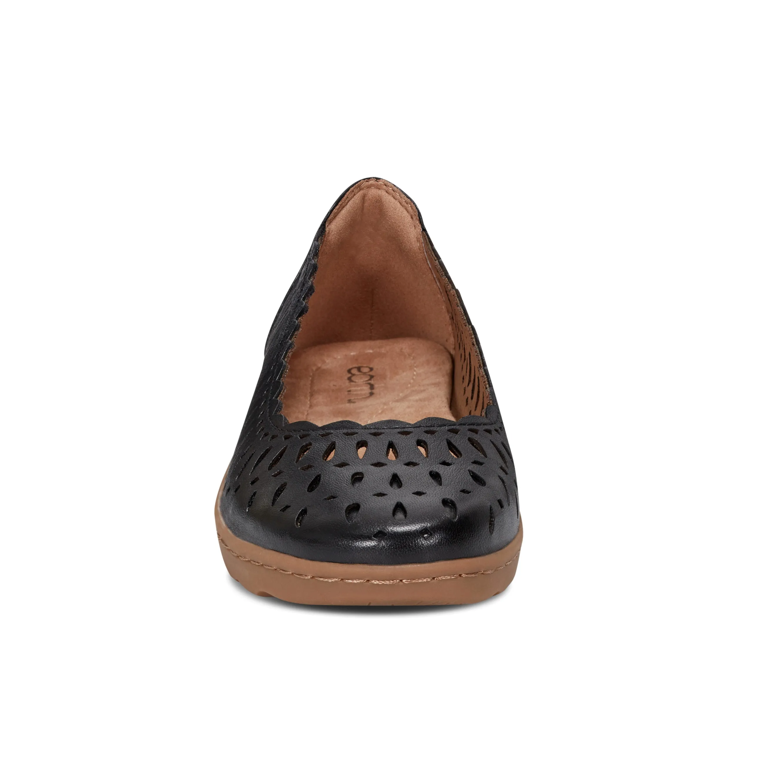 Non Slip Office Workers Low Arch Luna Round Toe Casual Slip-on Ballet Flats