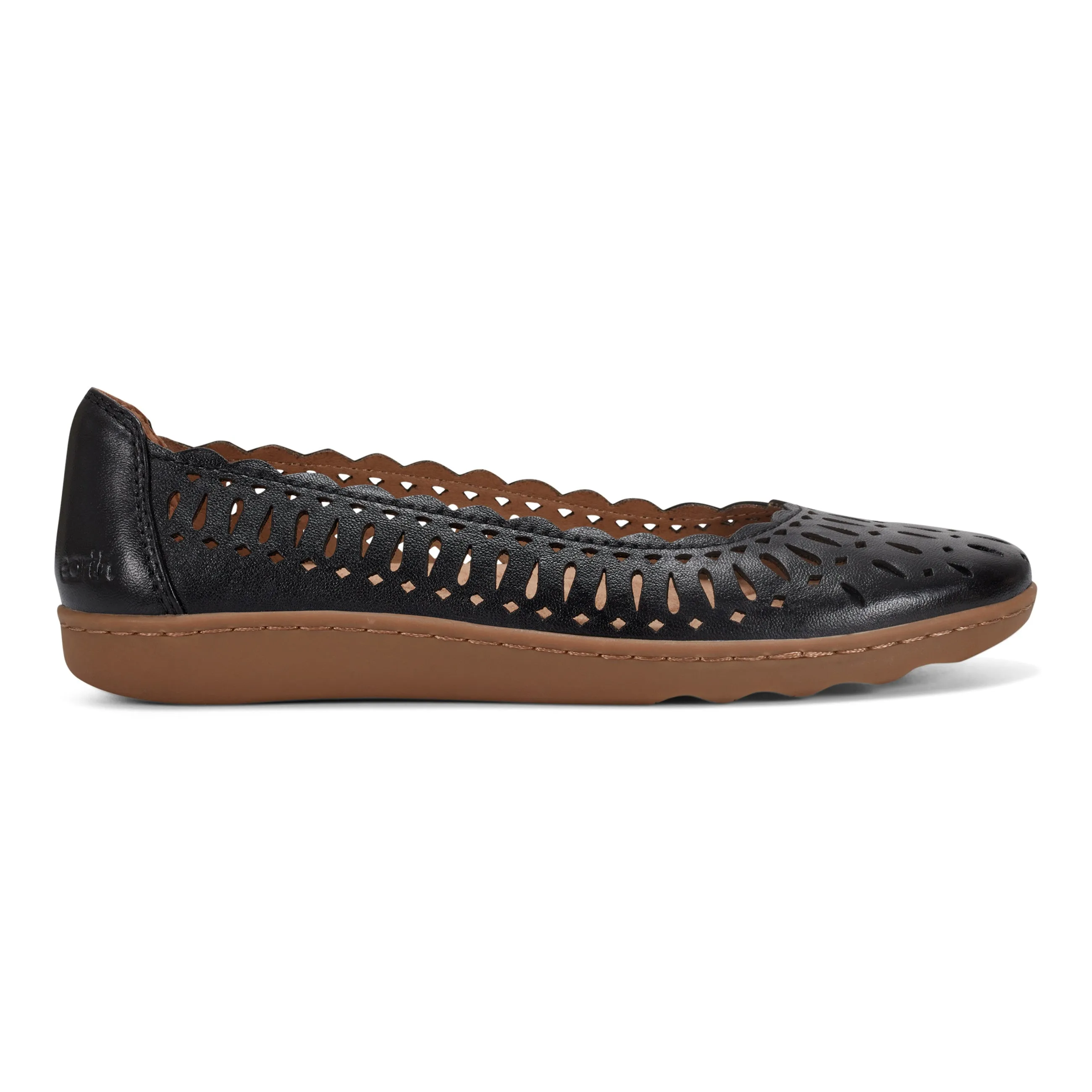Firm Edge Luna Round Toe Casual Slip-on Ballet Flats