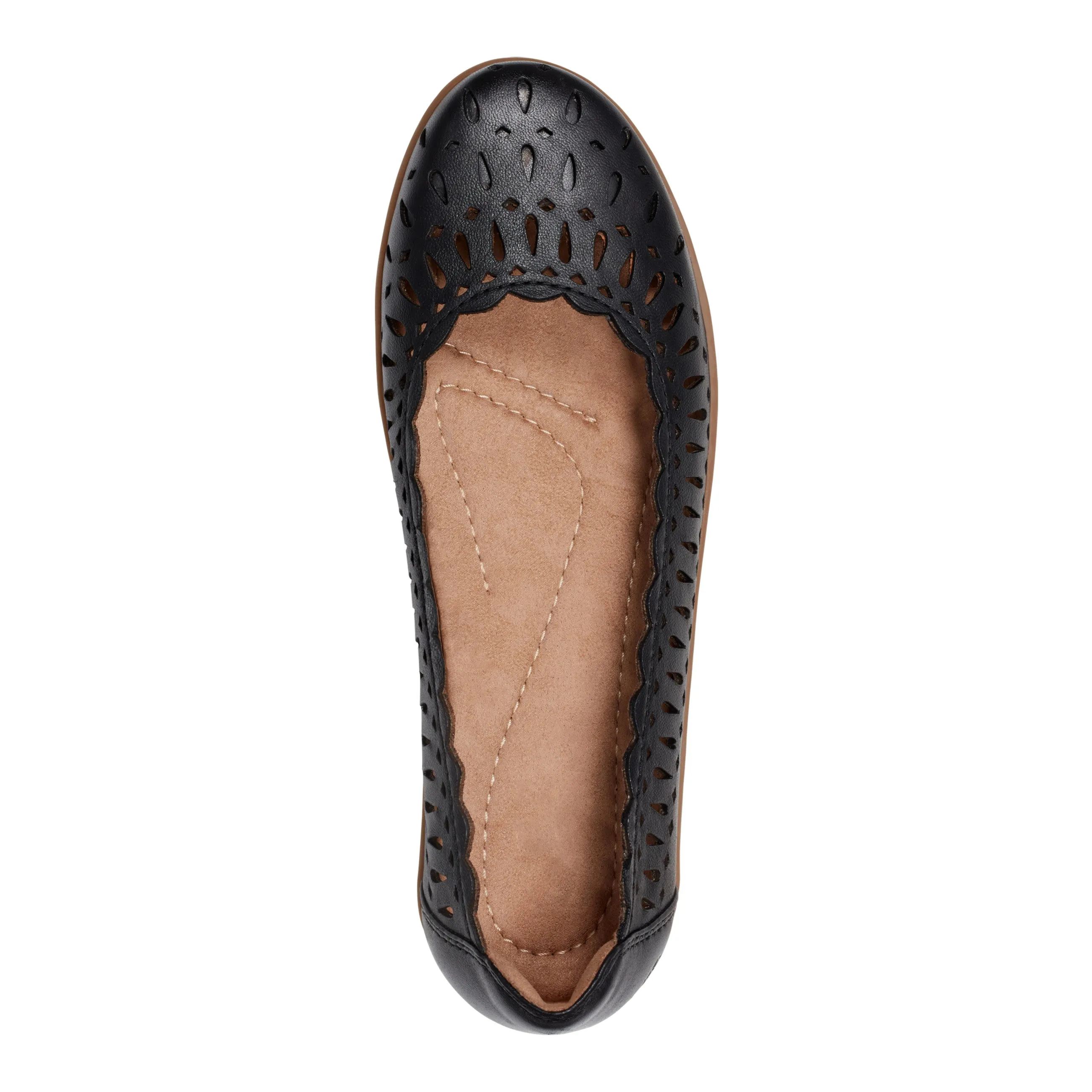 Luna Round Toe Casual Slip-on Ballet Flats Harbor Mood High Arch