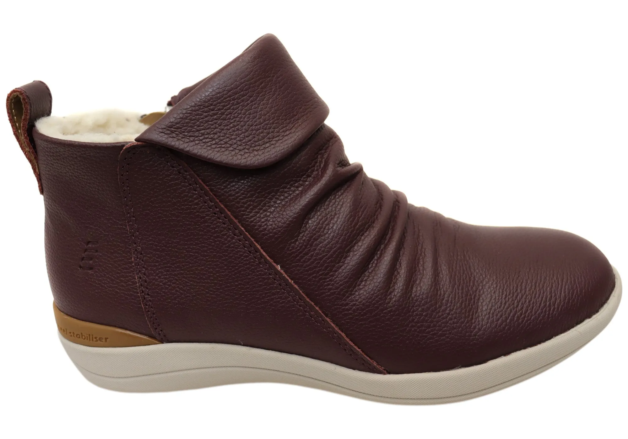 Seamless Comfort Trail Exploration Suede Surface Homyped Glee Womens Comfortable Supportive Leather Ankle Boots