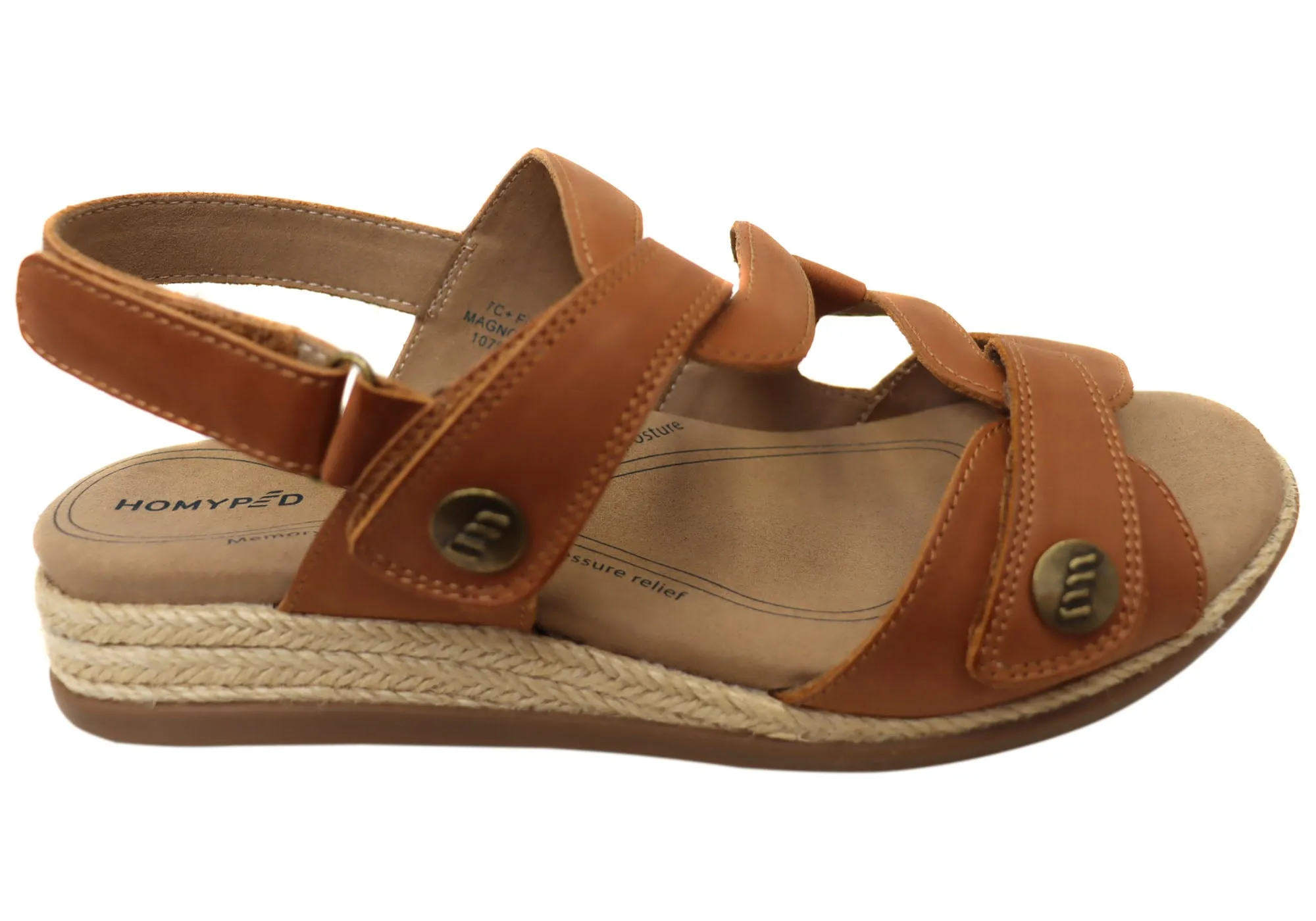 Homyped Womens Magnolia Comfortable Leather Sandals Perfect for Outdoors Casual Style
