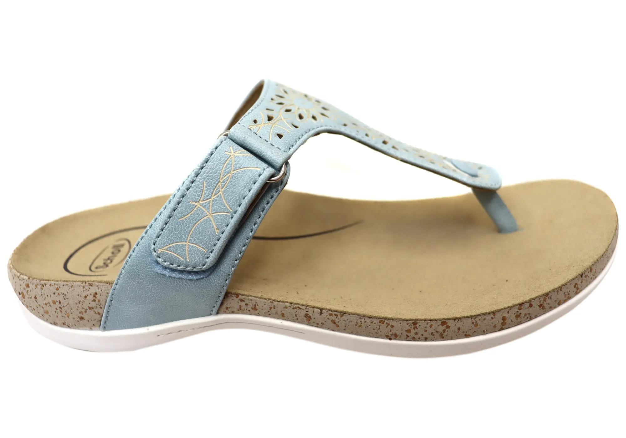 Casual Step Scholl Orthaheel Amaya Womens Comfortable Supportive Thongs