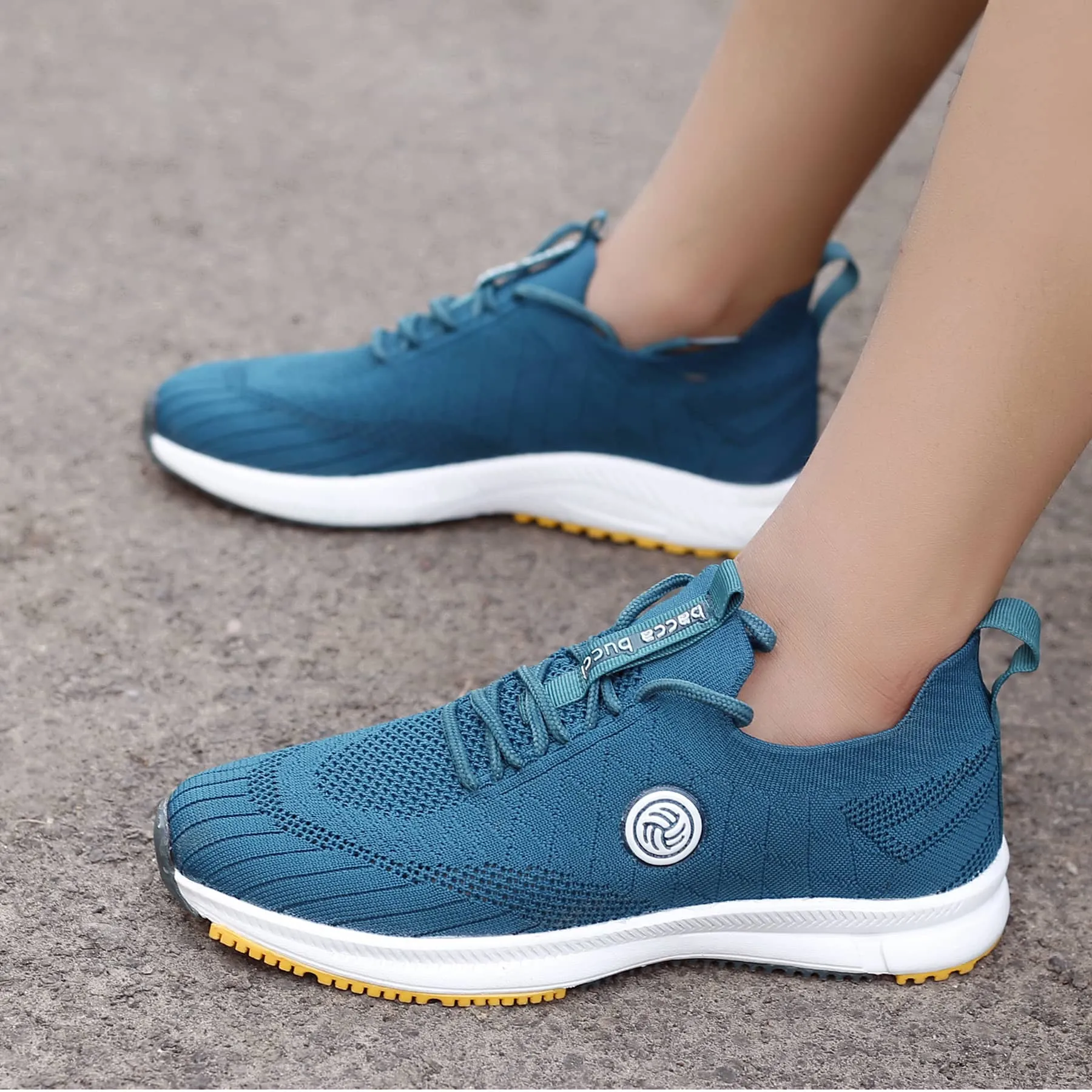 Lightweight Form Casual Wear Bacca Bucci WAVE RIDER Women Training Shoes | Green Casual Sneakers for Women