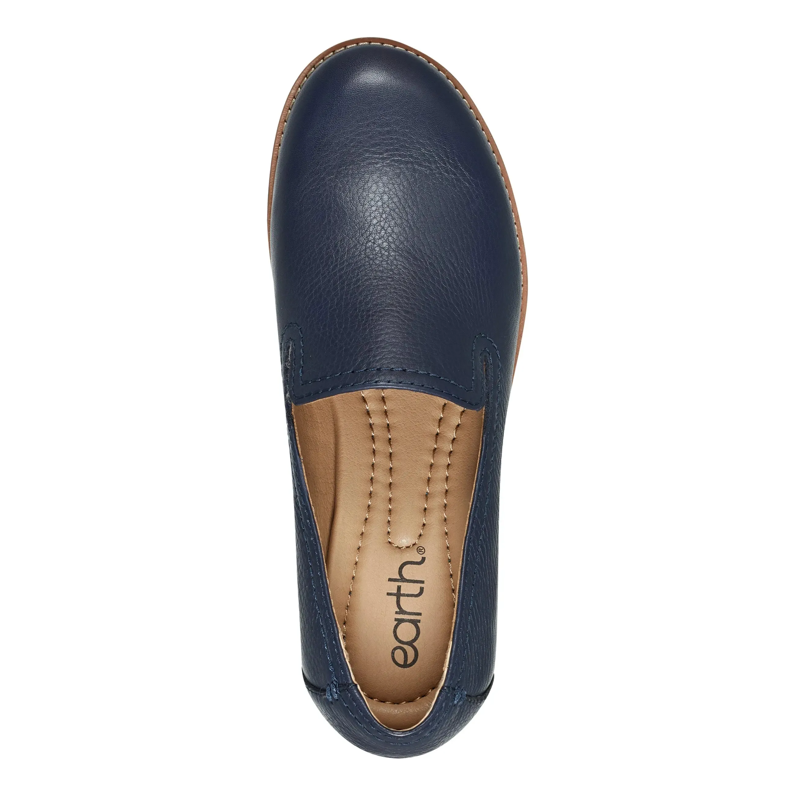Arch support Edna Round Toe Casual Slip-on Flat Loafers