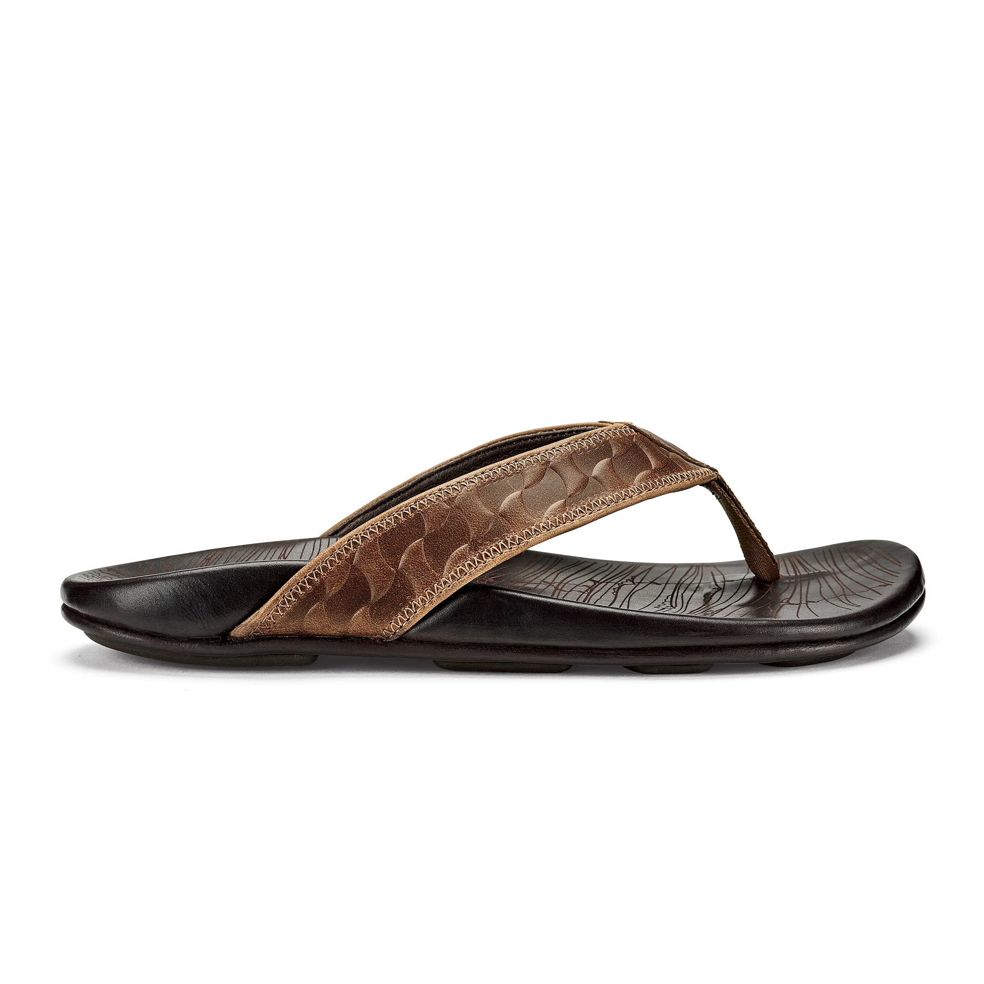 Open Toe Casual Shoes All-Purpose Footwear Hikianalia - Tan / Dark Java