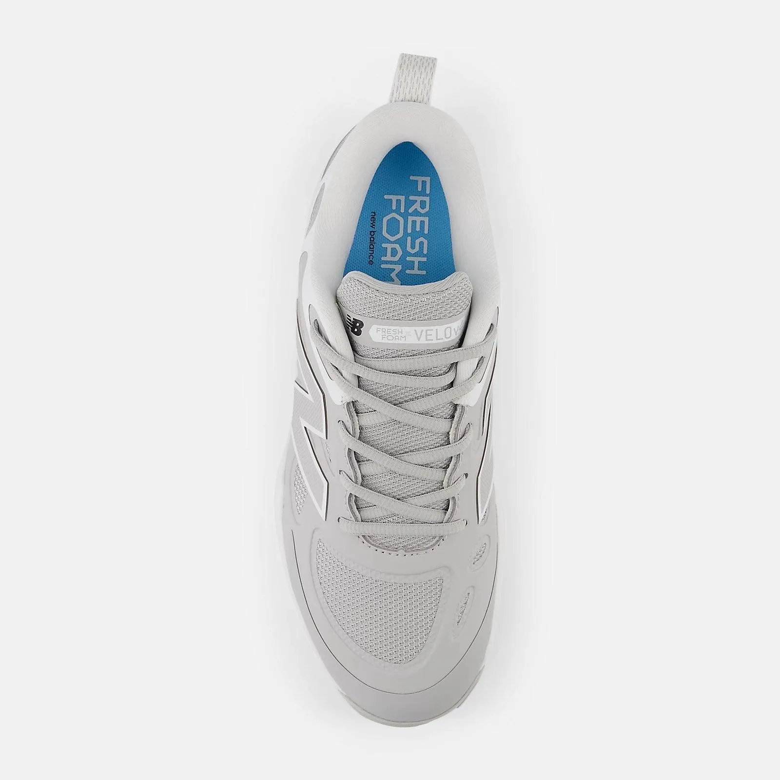 New Balance Women's Fresh Foam X Velo v4 Metal Fastpitch Softball Cleats - Grey SMVELOG4 Wide toe box Anytime Go