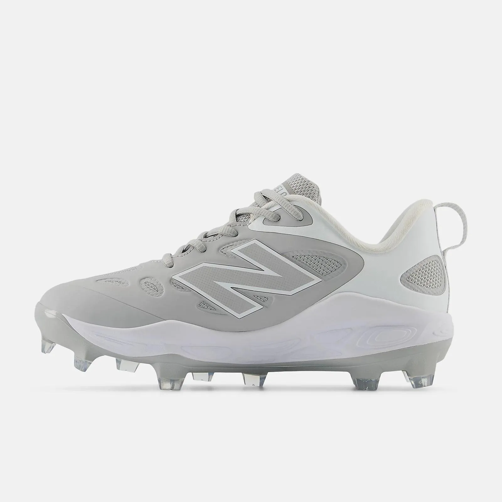 Hiking Happy Move New Balance Women's Fresh Foam X Velo v4 Molded Softball Cleats - Grey SPVELOG4