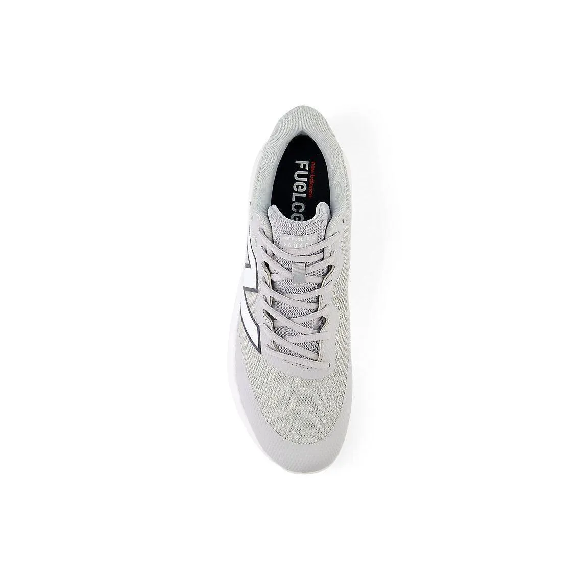 New Balance Men's FuelCell 4040 V7 Turf Baseball Shoes - Raincloud / Optic White - T4040TG7 Everywhere Fit