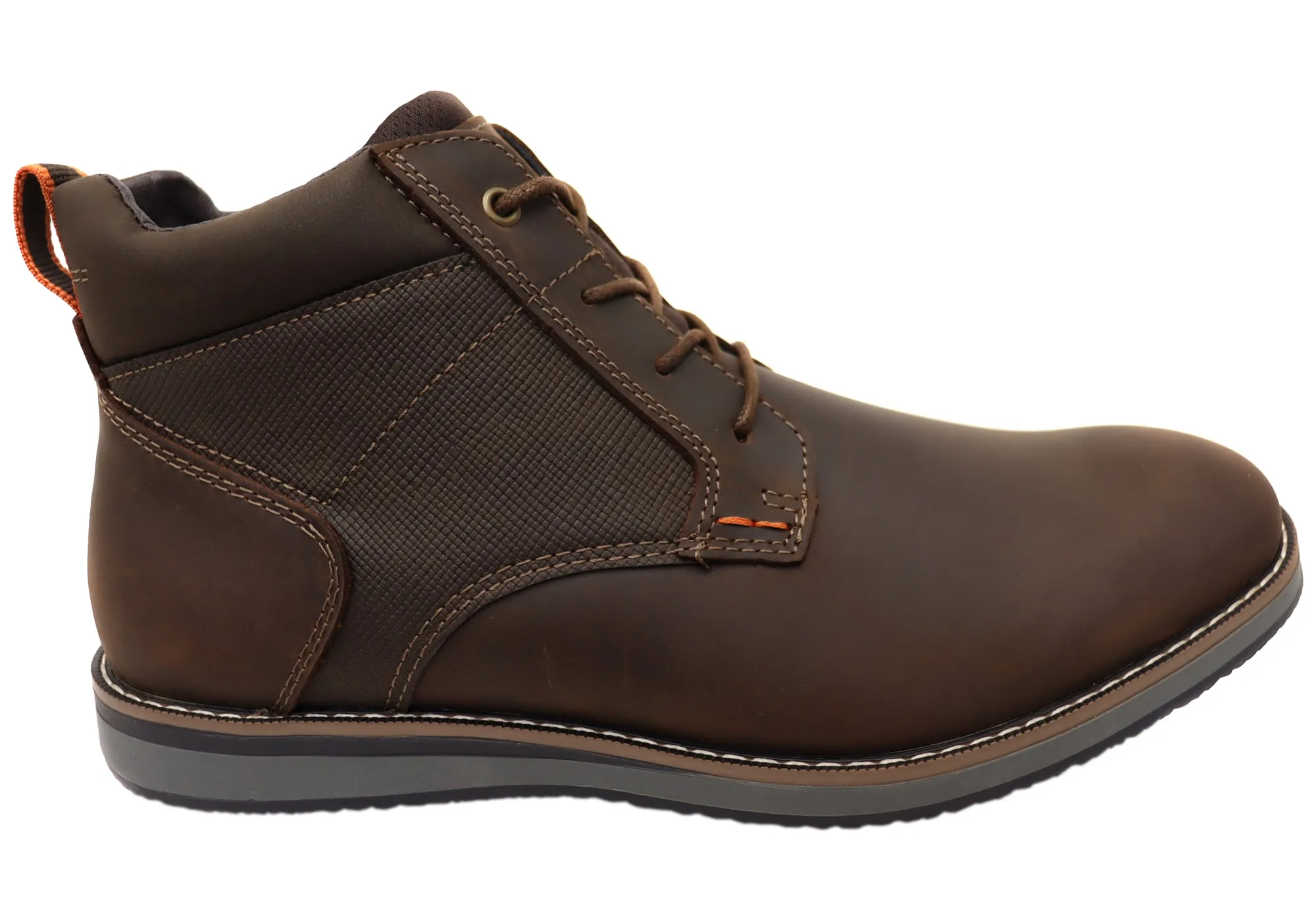 Nunn Bush By Florsheim Mens EE Extra Wide Circuit Chukka Boots Archaeologist