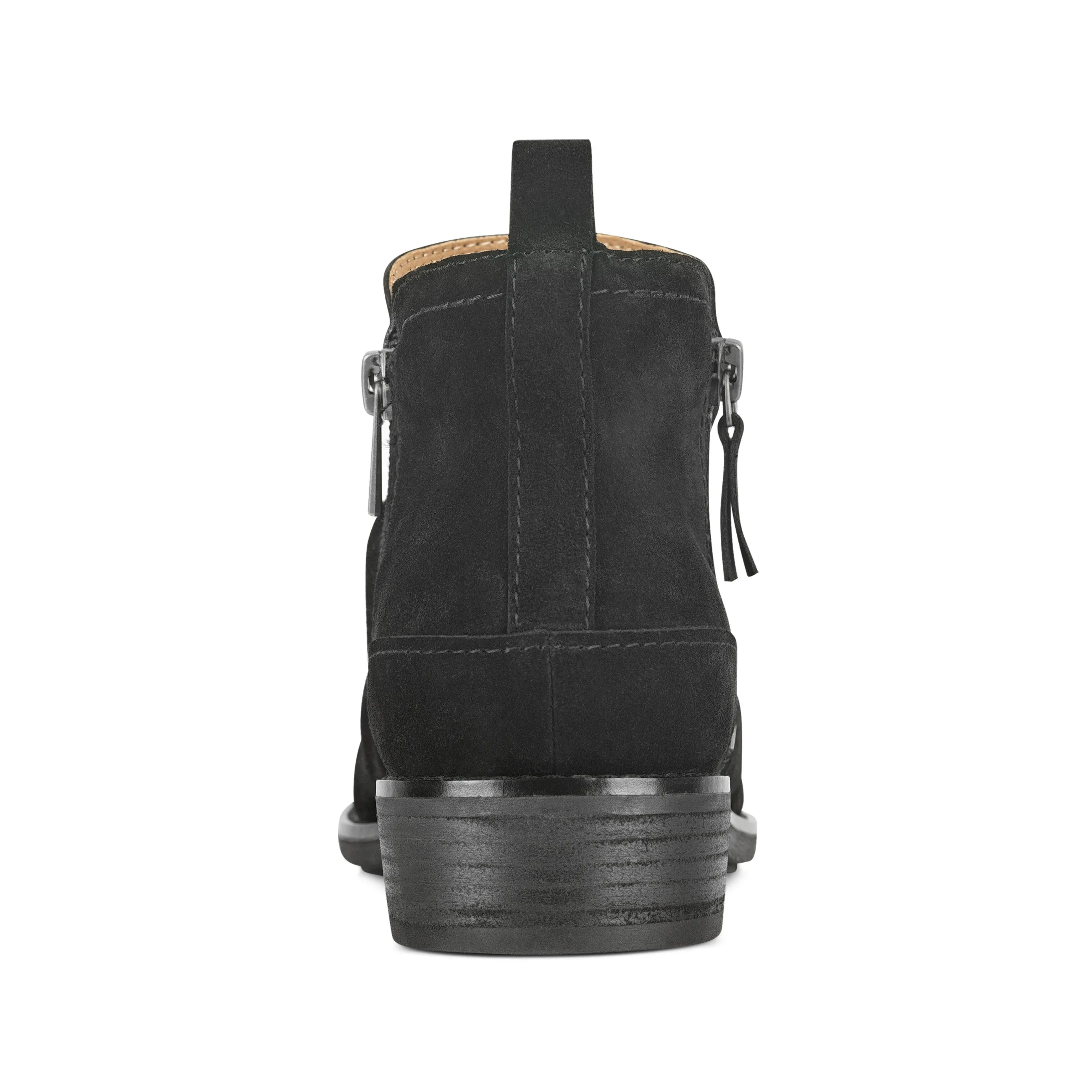 Nadya Round Toe Ruched Casual Booties Viral Pop