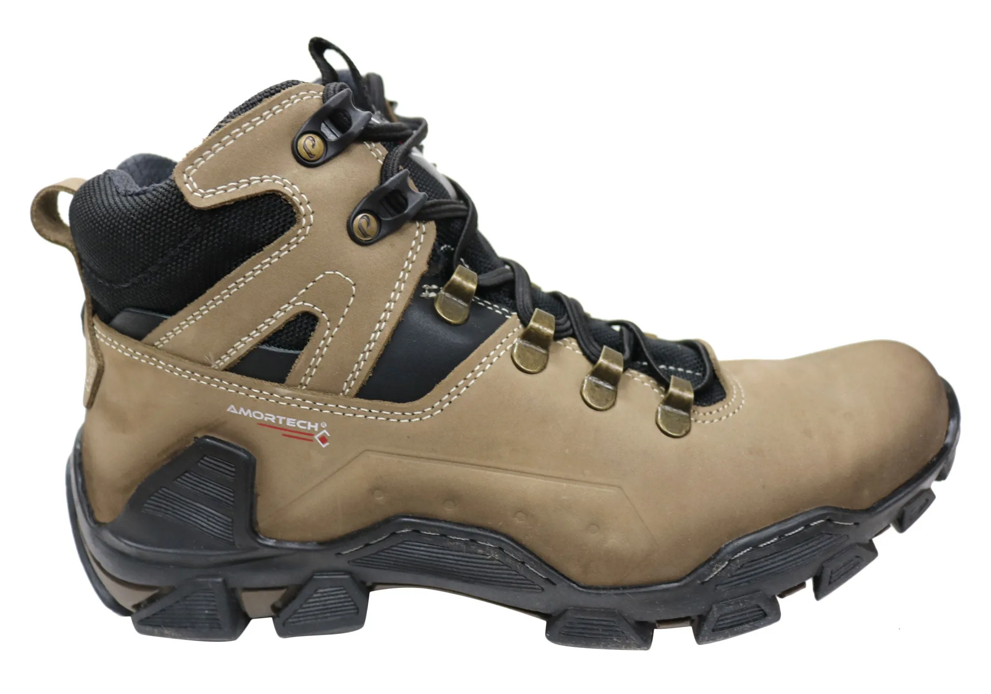 Cozy Feel Pegada Harness Mens Comfortable Leather Boots Made In Brazil